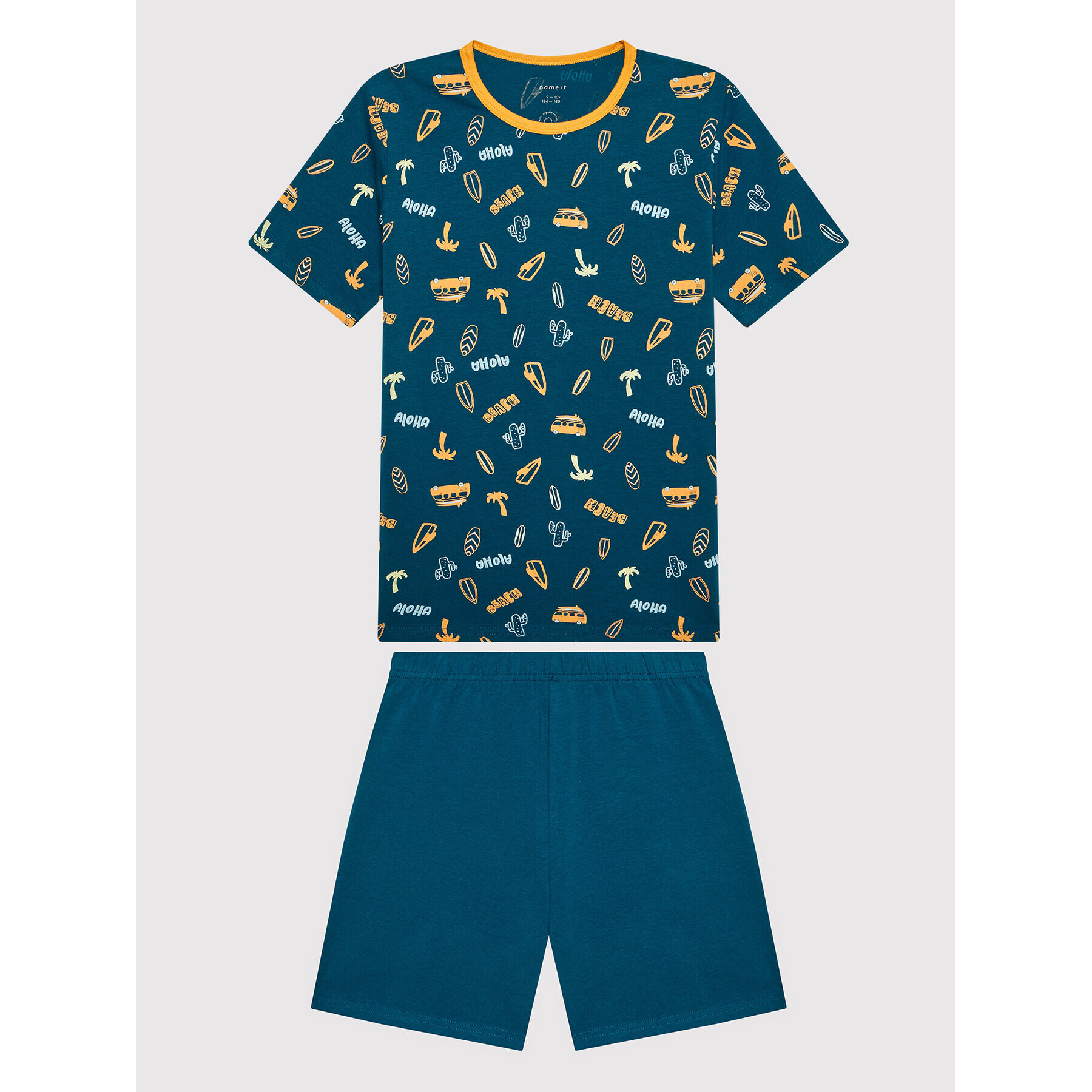 NAME IT Пижама 13199370 Тъмносин Regular Fit - Pepit.bg