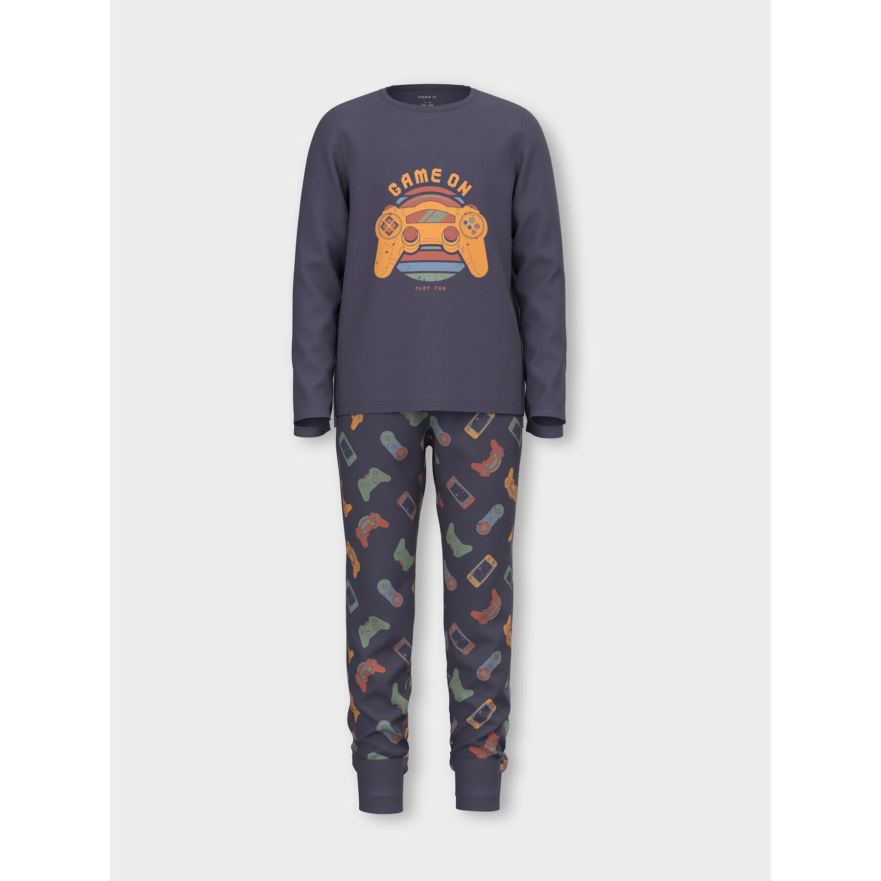 NAME IT Пижама 13206978 Сив Regular Fit - Pepit.bg