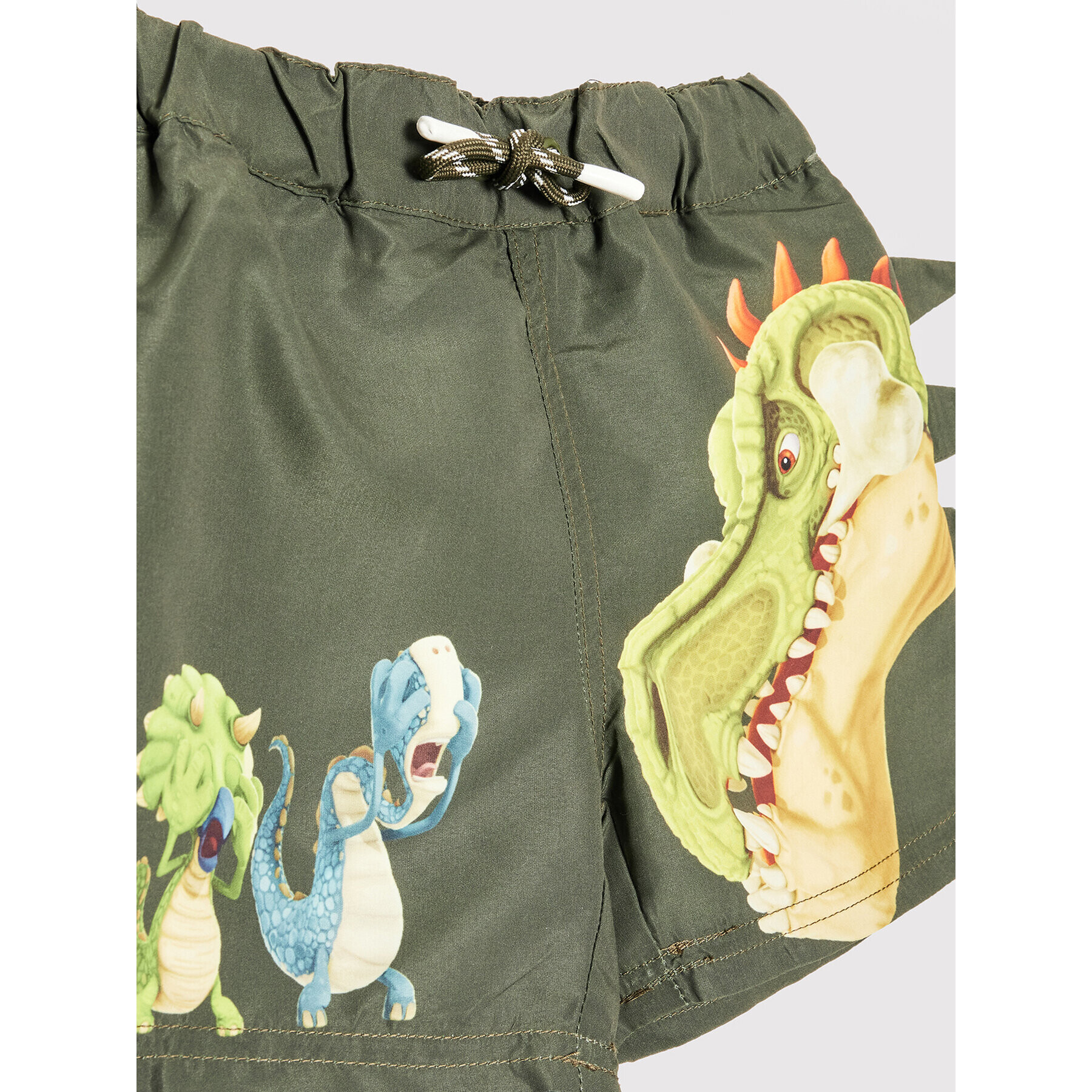 NAME IT Плувни шорти GIGANTOSAURUS 13199874 Зелен Regular Fit - Pepit.bg