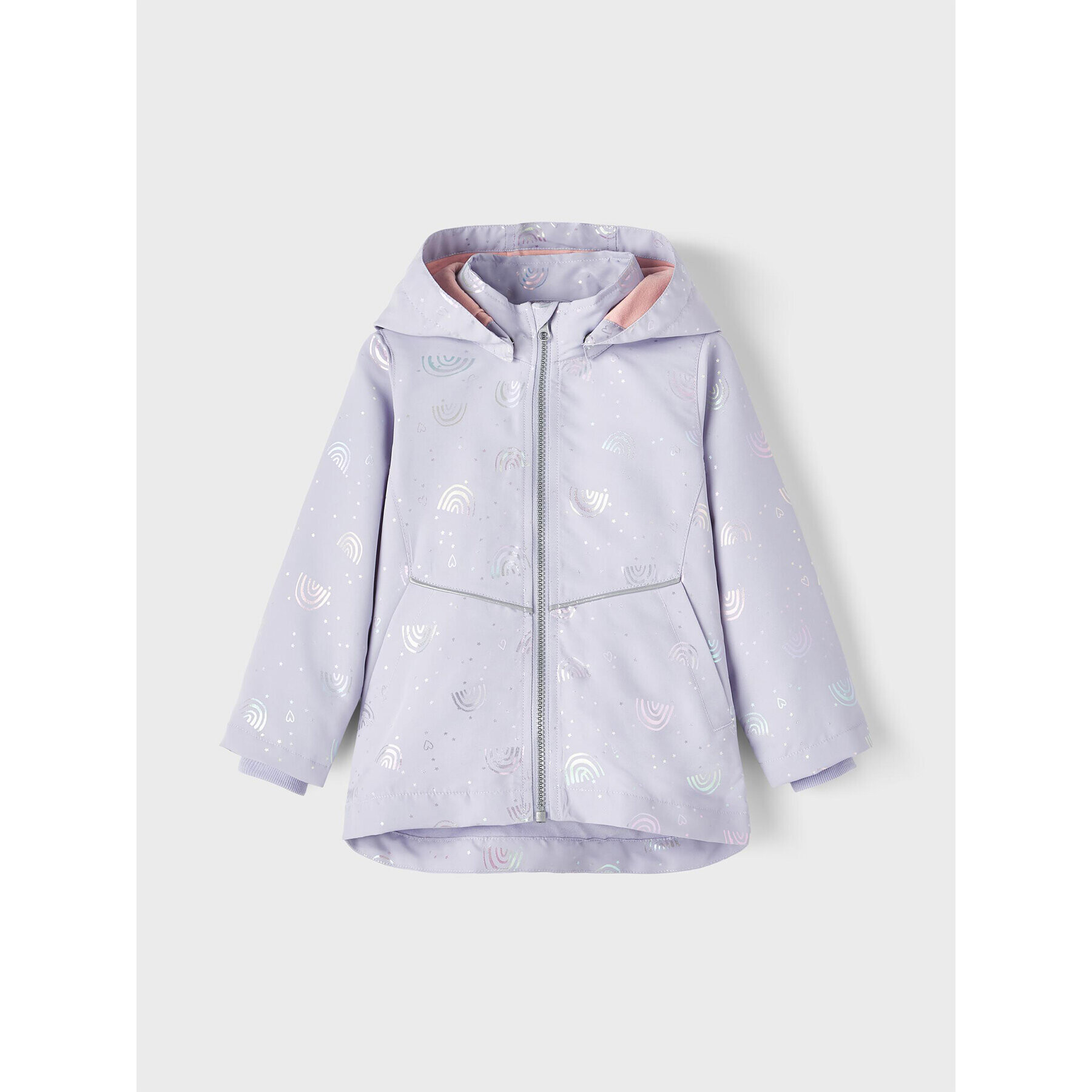 NAME IT Преходно яке 13213029 Виолетов Regular Fit - Pepit.bg