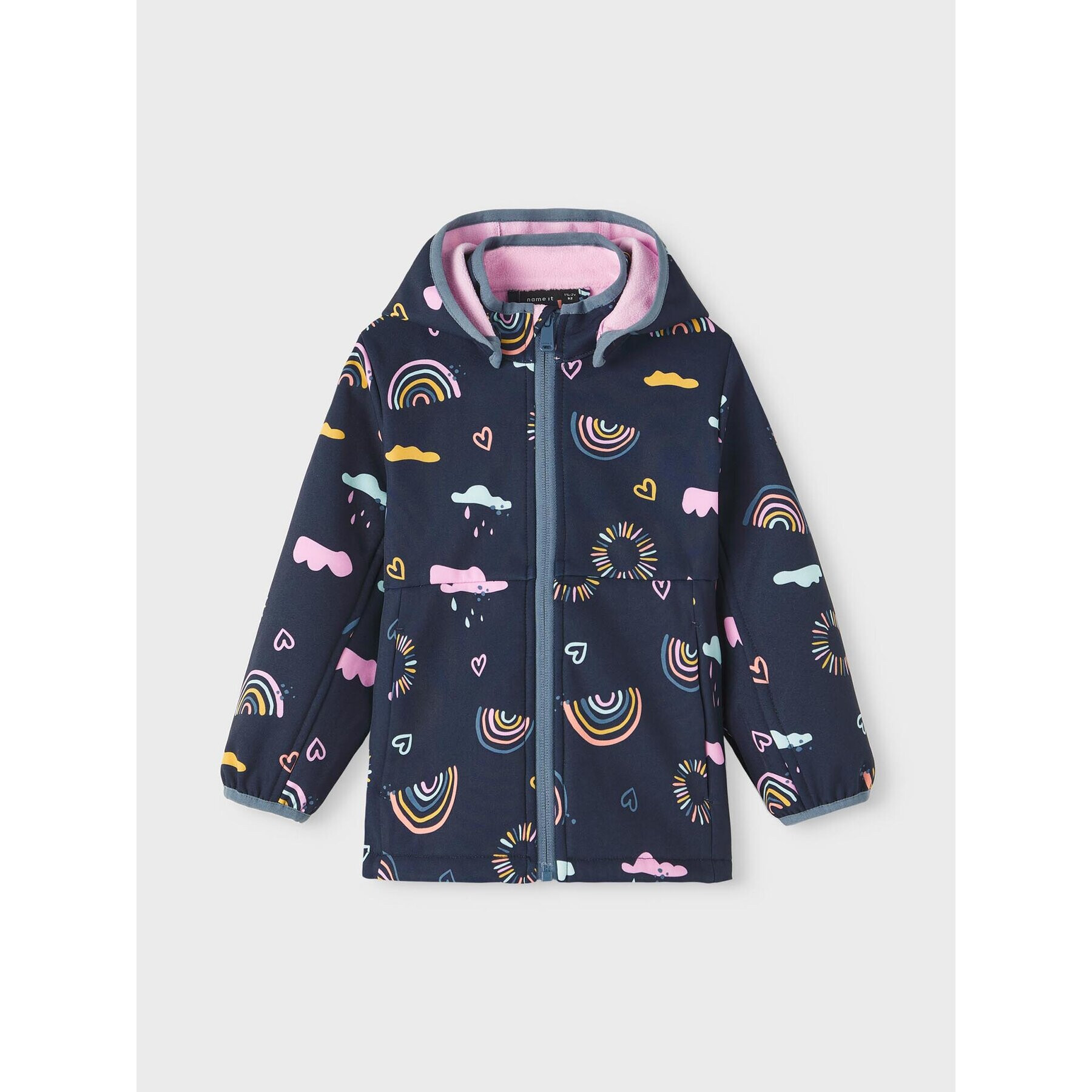 NAME IT Преходно яке 13216400 Тъмносин Regular Fit - Pepit.bg