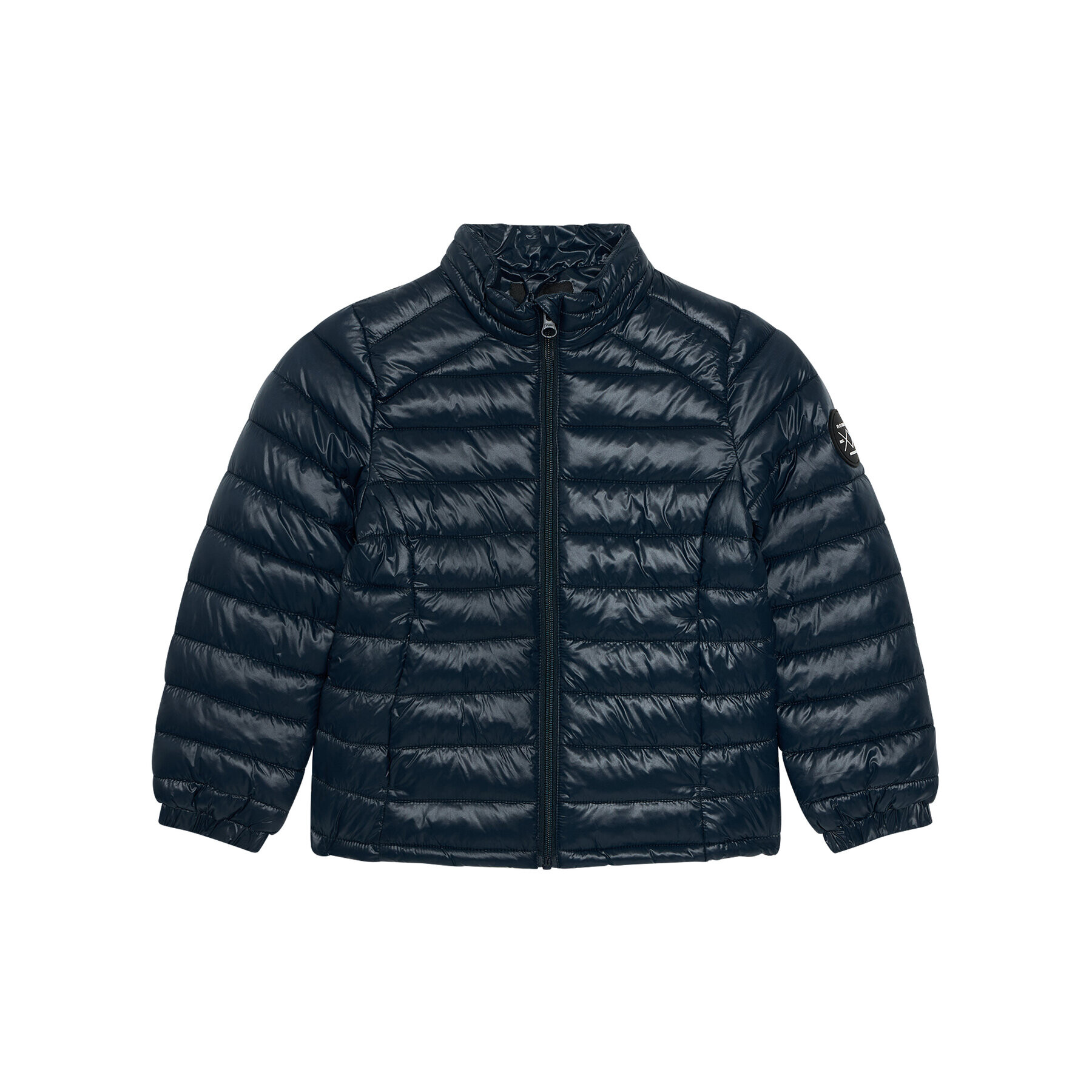 NAME IT Пухено яке 13185814 Тъмносин Regular Fit - Pepit.bg