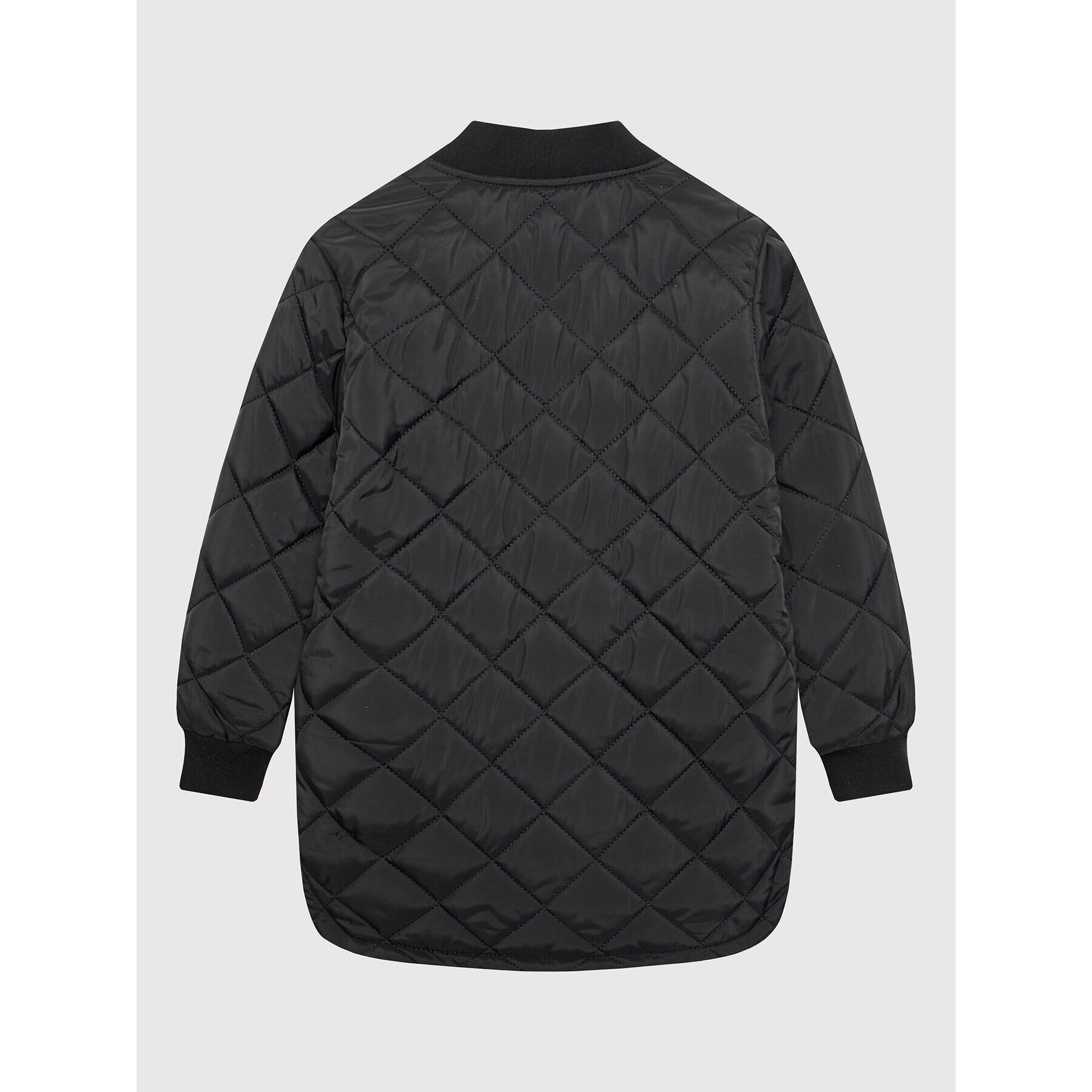 NAME IT Пухено яке 13198030 Черен Regular Fit - Pepit.bg