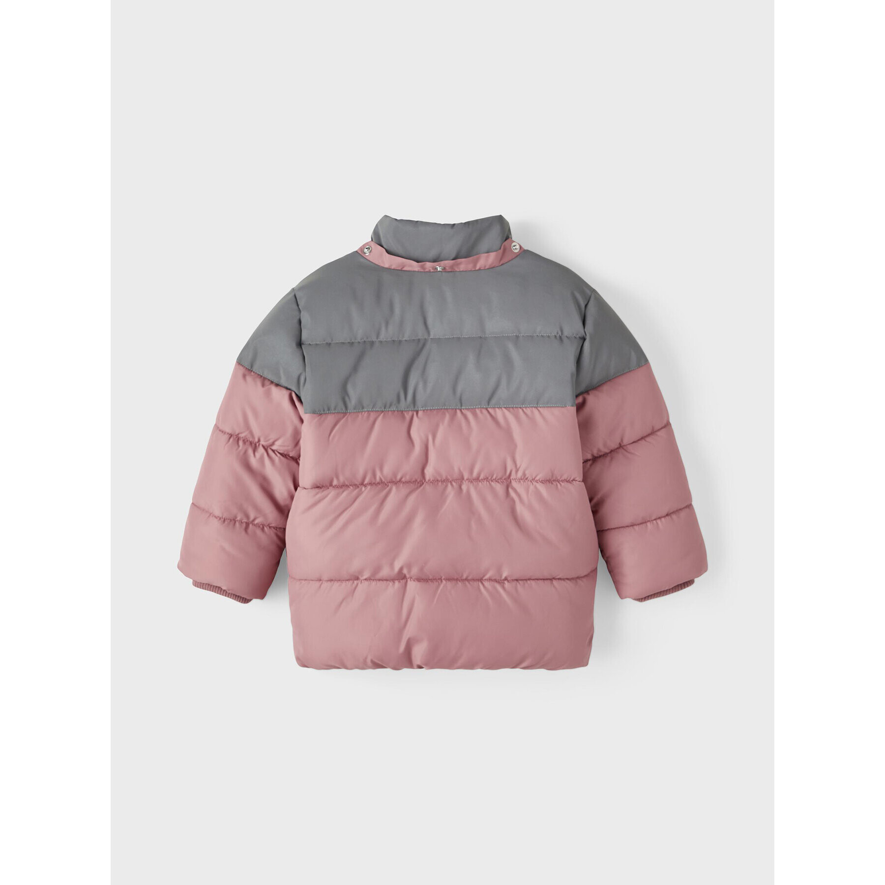 NAME IT Пухено яке 13209104 Розов Regular Fit - Pepit.bg