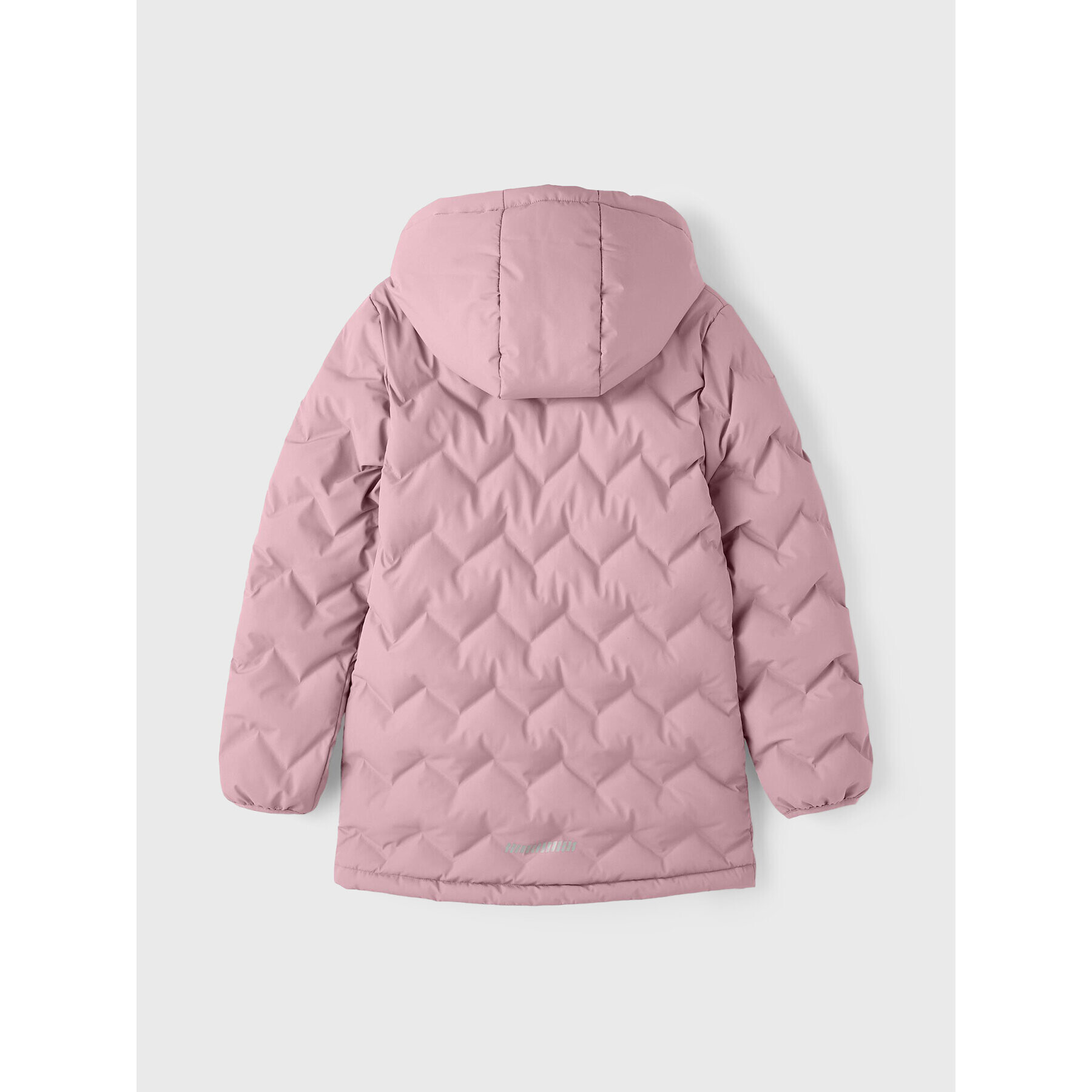 NAME IT Пухено яке 13206407 Розов Regular Fit - Pepit.bg