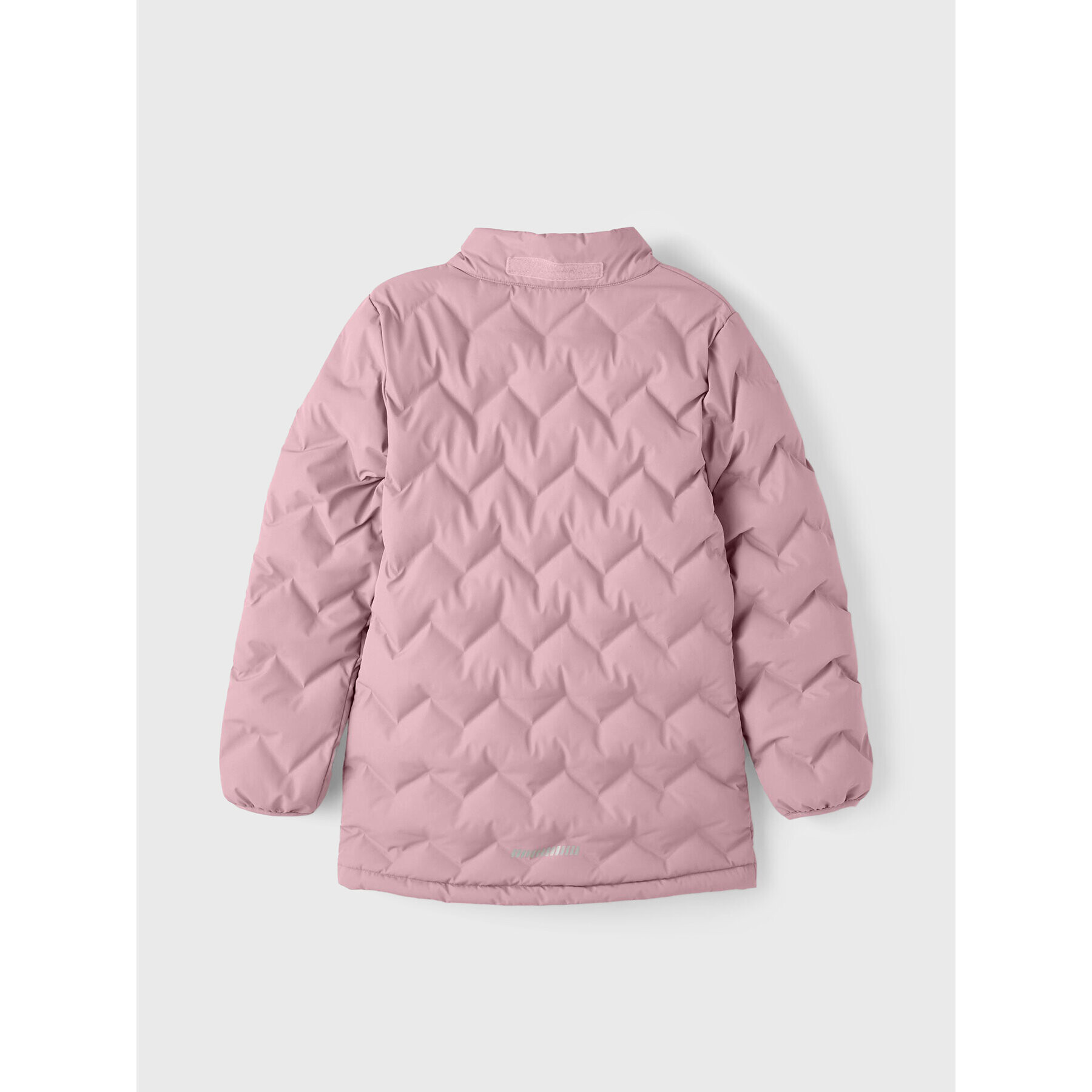 NAME IT Пухено яке 13206407 Розов Regular Fit - Pepit.bg