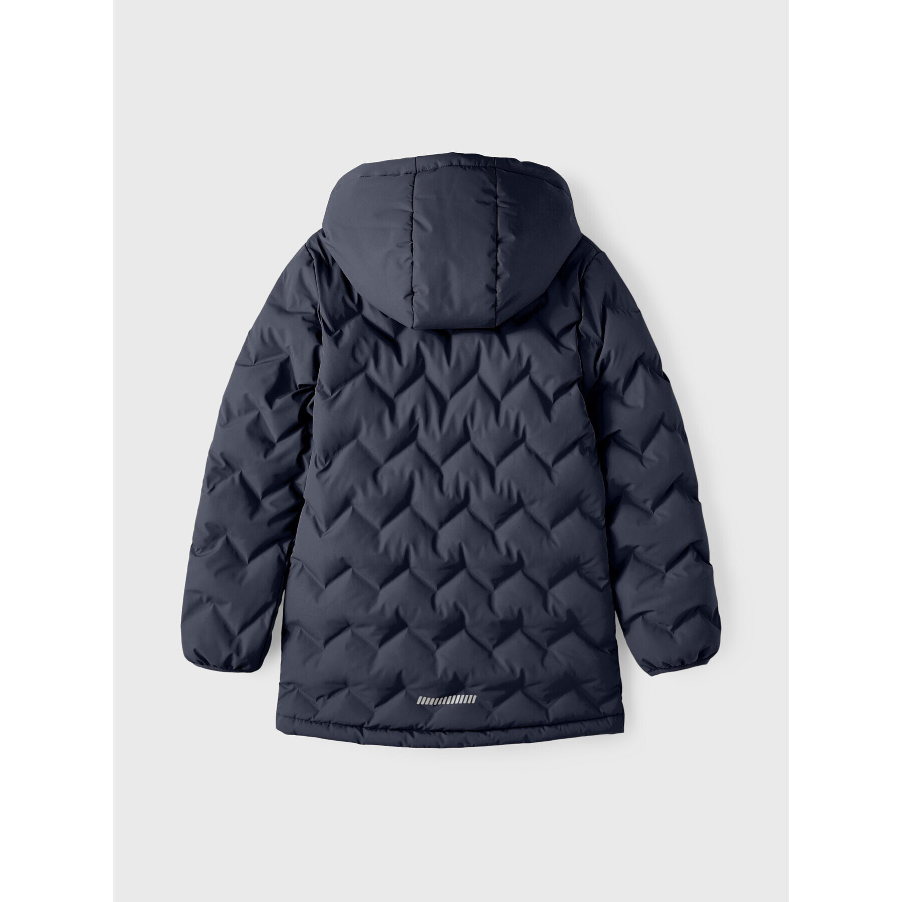 NAME IT Пухено яке 13206407 Тъмносин Regular Fit - Pepit.bg