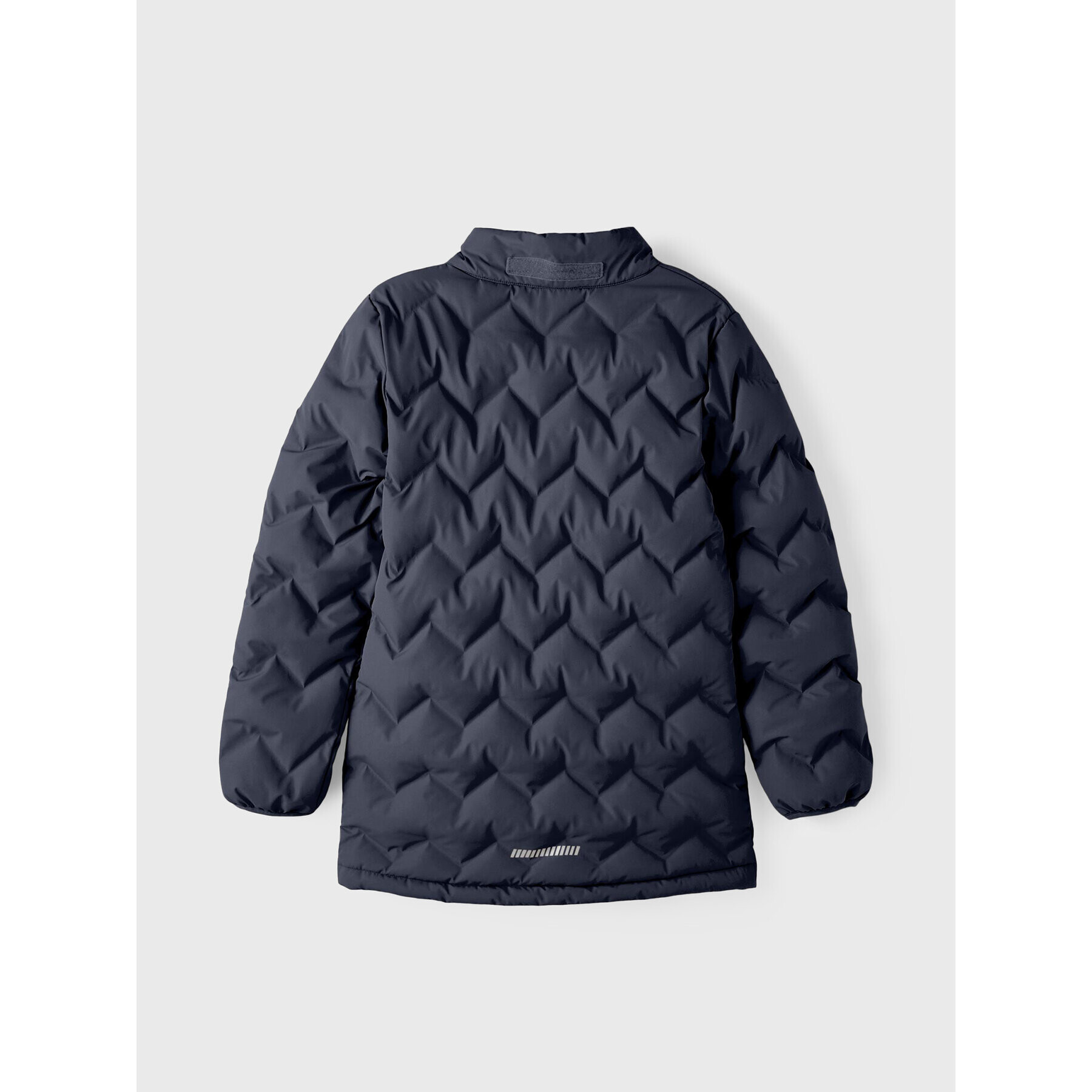 NAME IT Пухено яке 13206407 Тъмносин Regular Fit - Pepit.bg