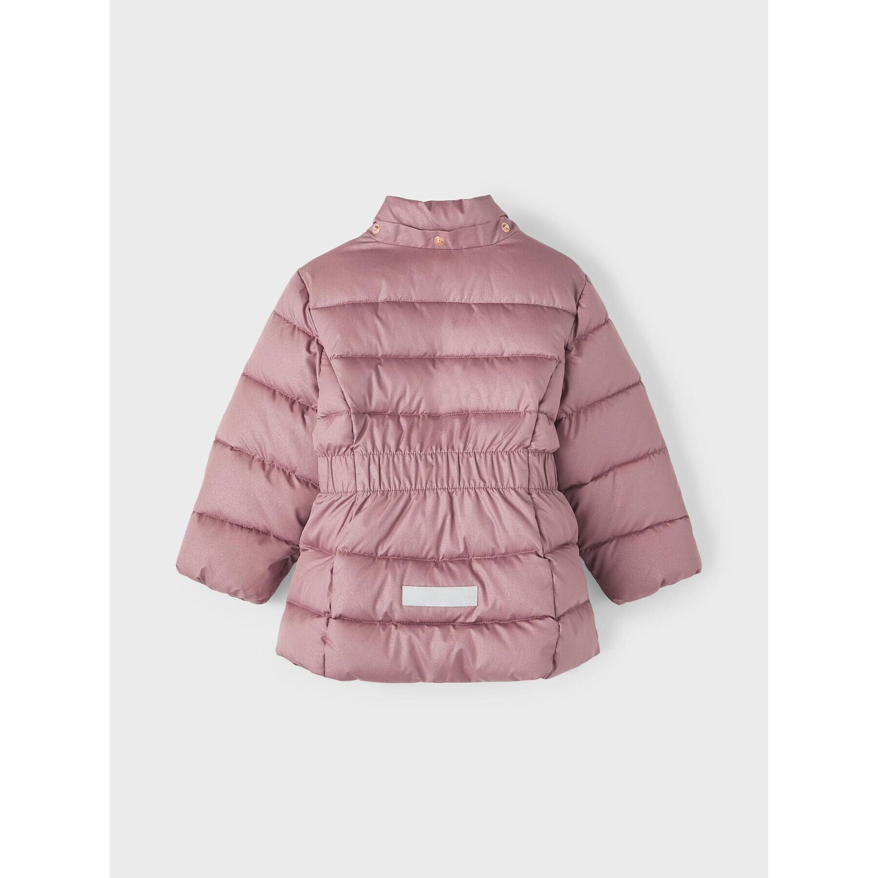 NAME IT Пухено яке 13218451 Розов Regular Fit - Pepit.bg