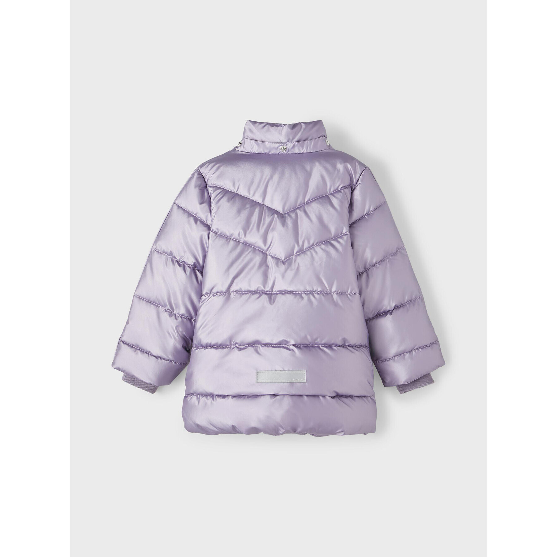 NAME IT Пухено яке 13218548 Виолетов Regular Fit - Pepit.bg
