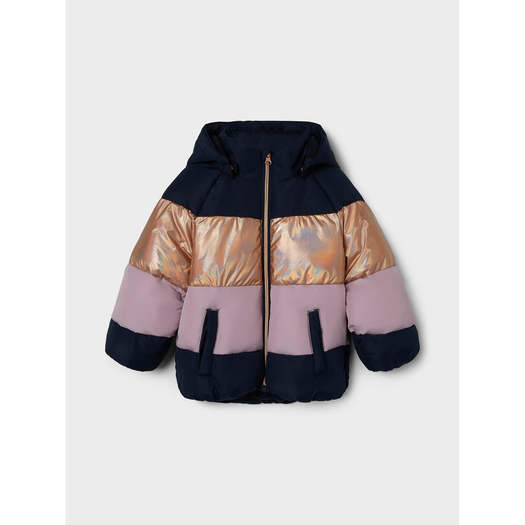 NAME IT Пухено яке 13218549 Цветен Regular Fit - Pepit.bg