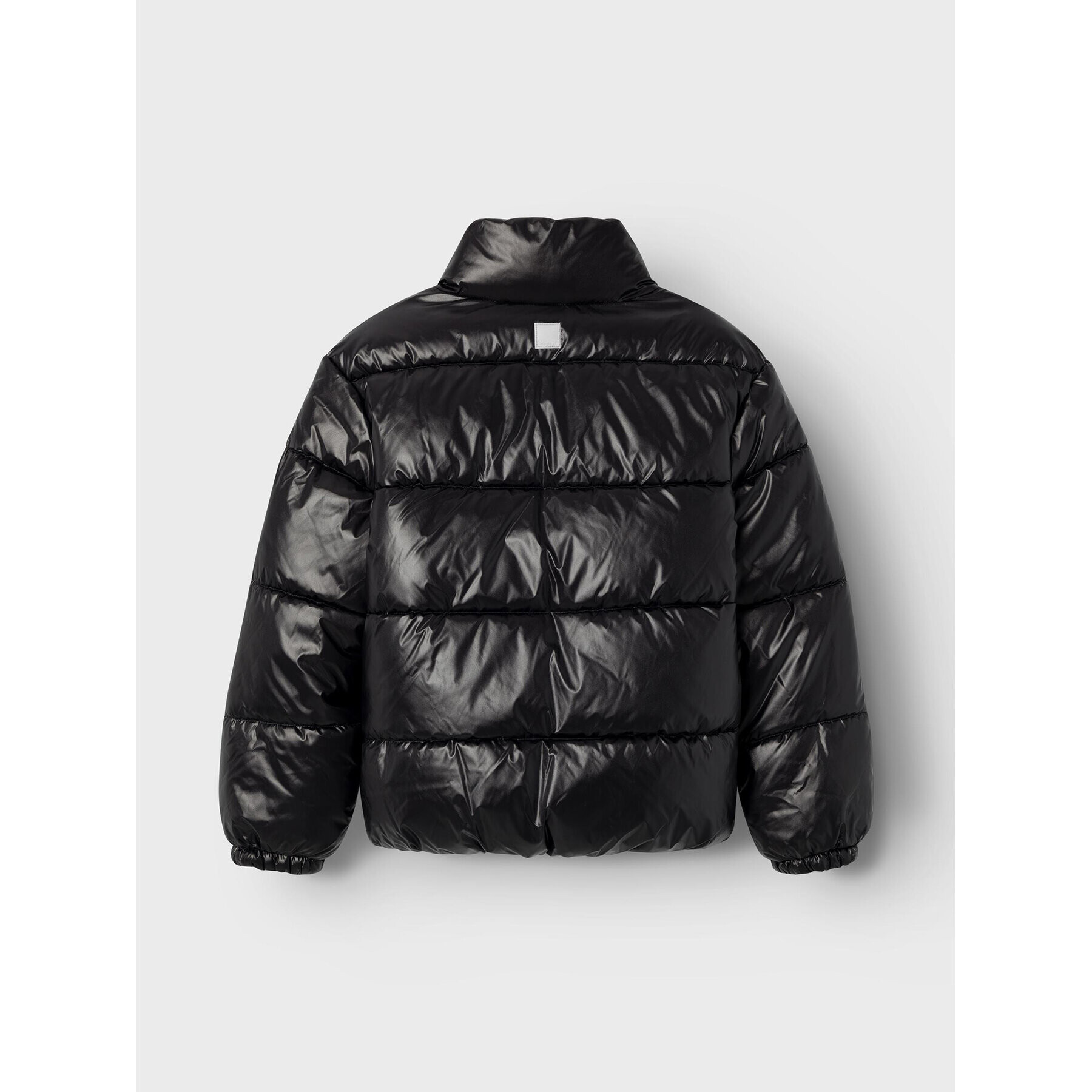 NAME IT Пухено яке 13218952 Черен Regular Fit - Pepit.bg