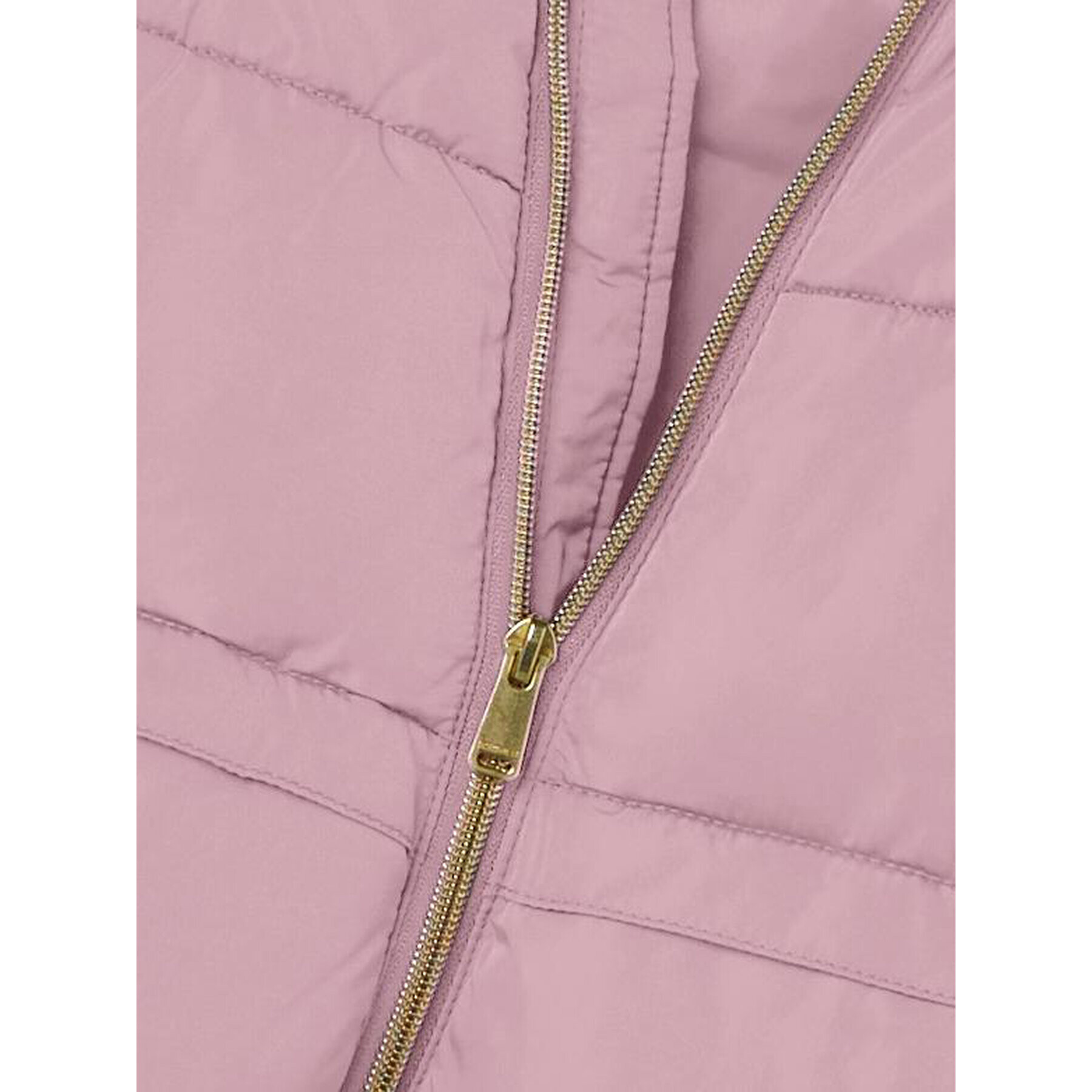 NAME IT Пухено яке 13219020 Розов Regular Fit - Pepit.bg