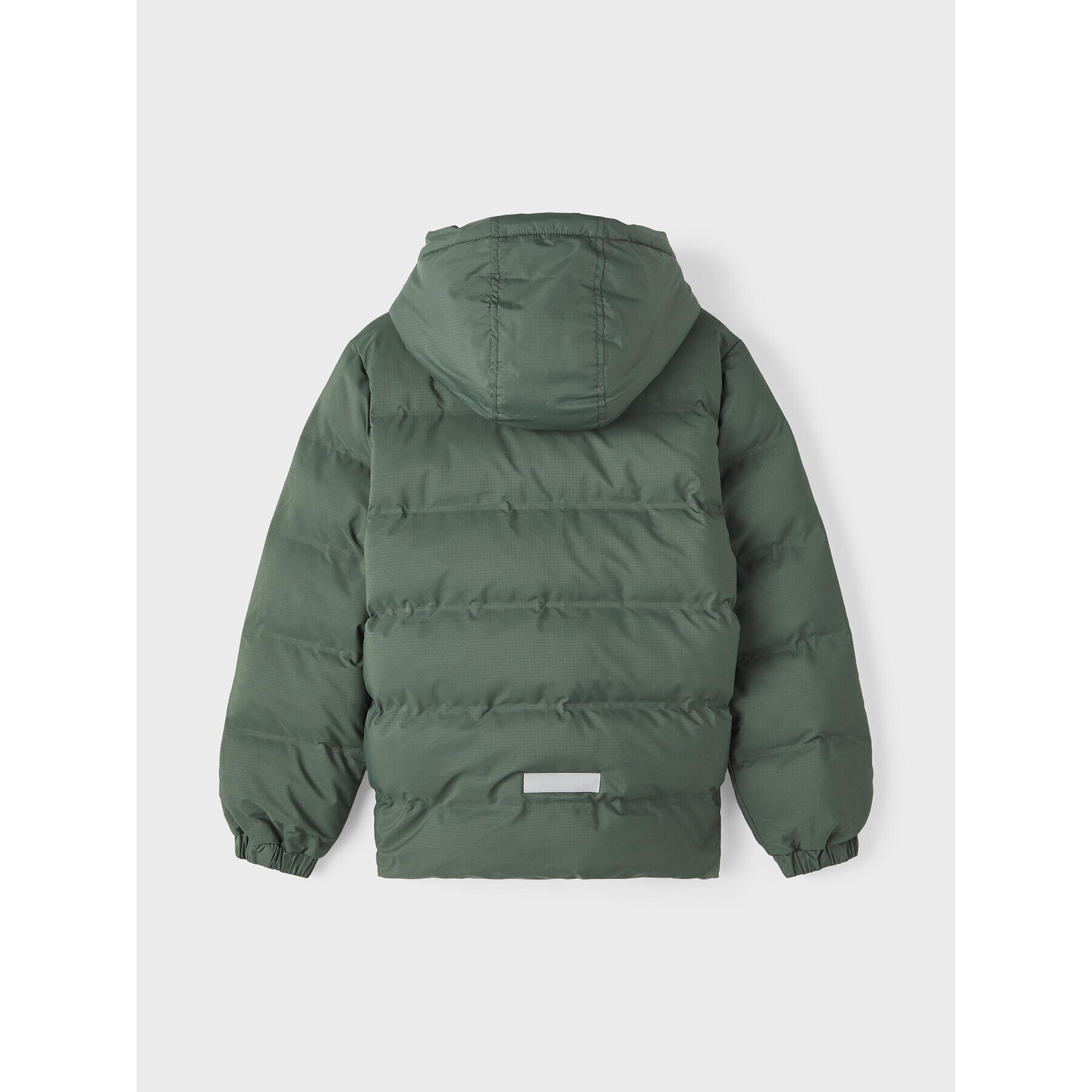 NAME IT Пухено яке 13219023 Зелен Regular Fit - Pepit.bg