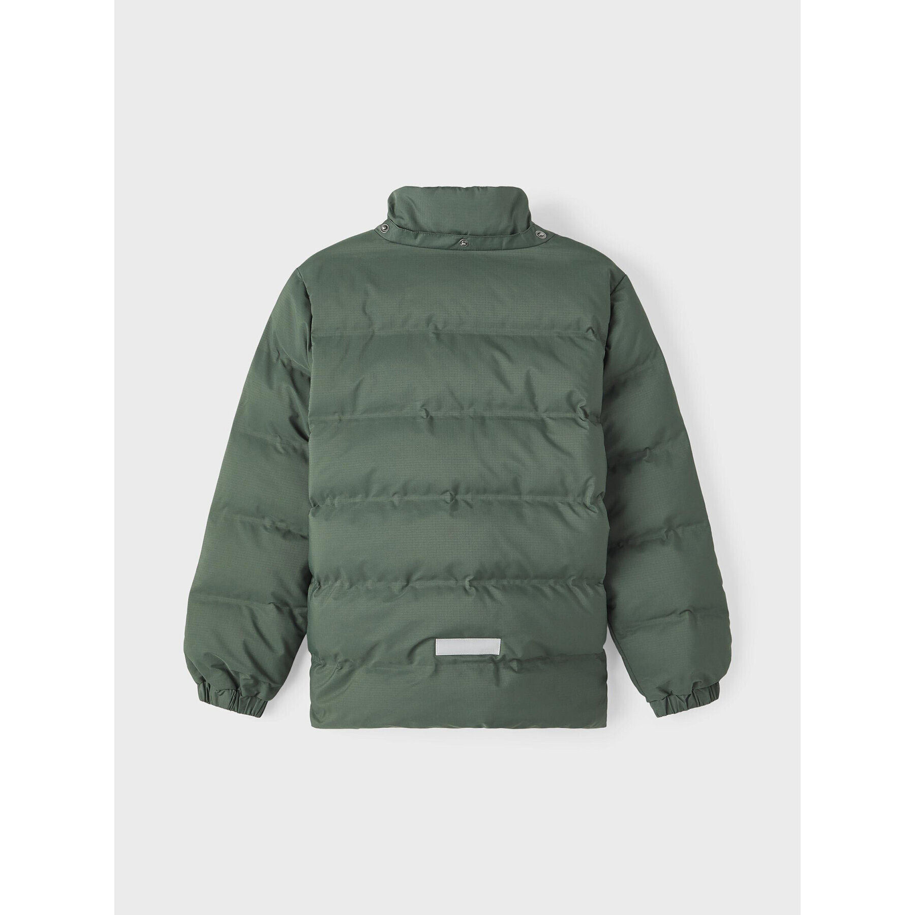 NAME IT Пухено яке 13219023 Зелен Regular Fit - Pepit.bg
