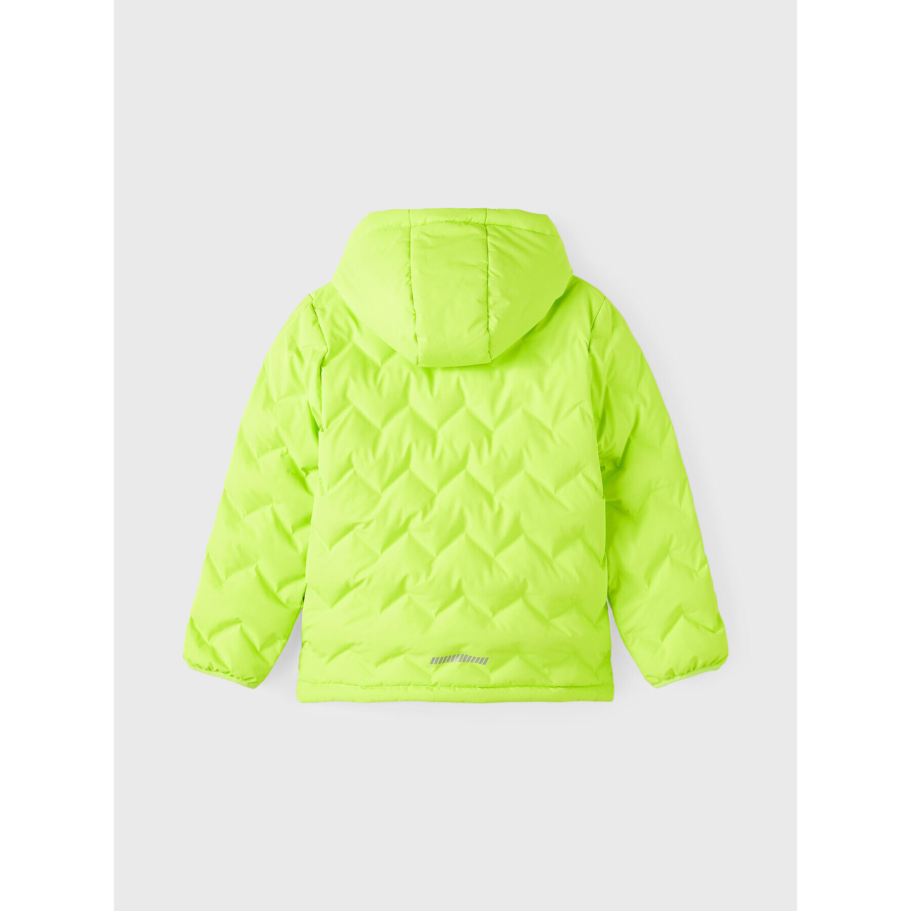 NAME IT Пухено яке Marl 13206406 Зелен Regular Fit - Pepit.bg