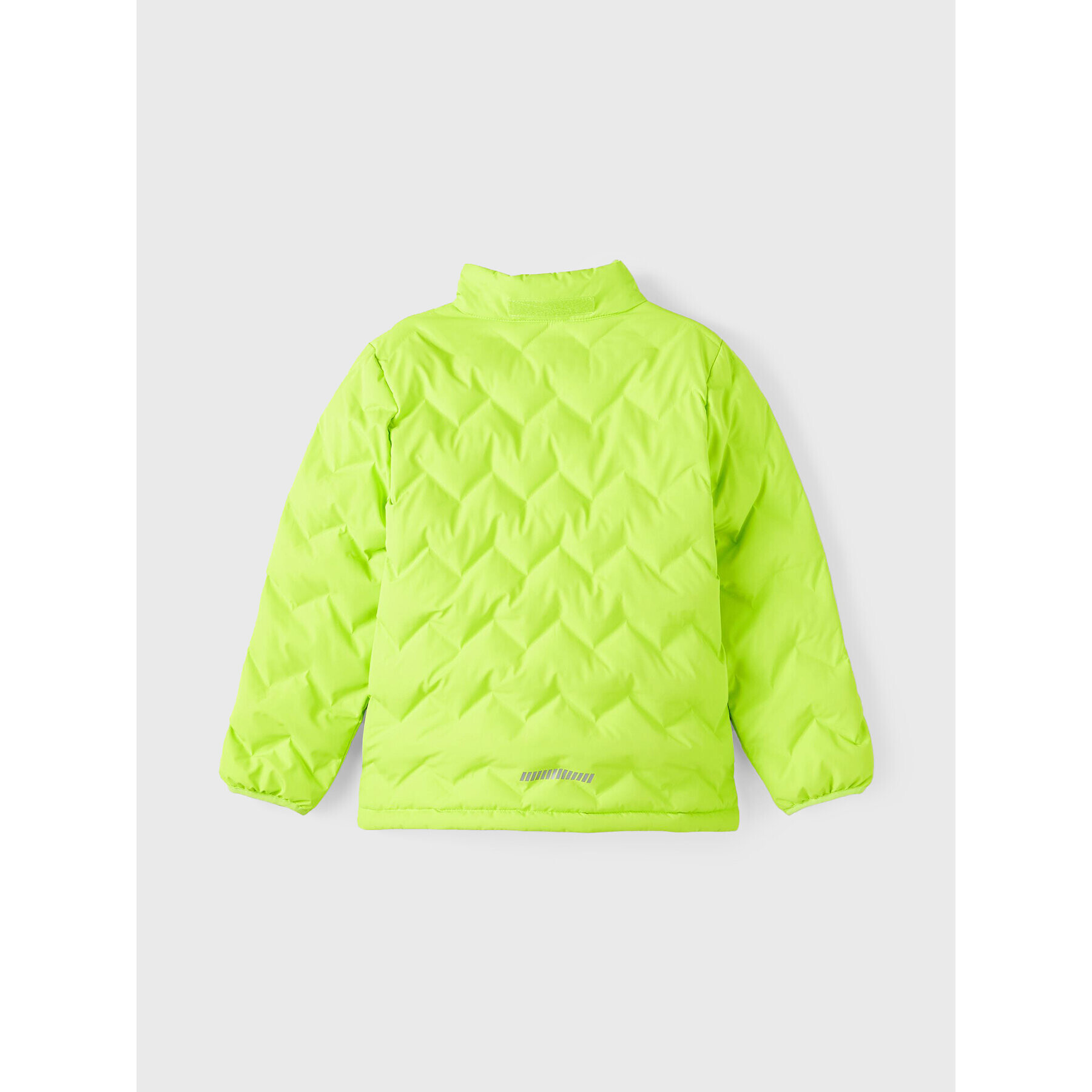 NAME IT Пухено яке Marl 13206406 Зелен Regular Fit - Pepit.bg