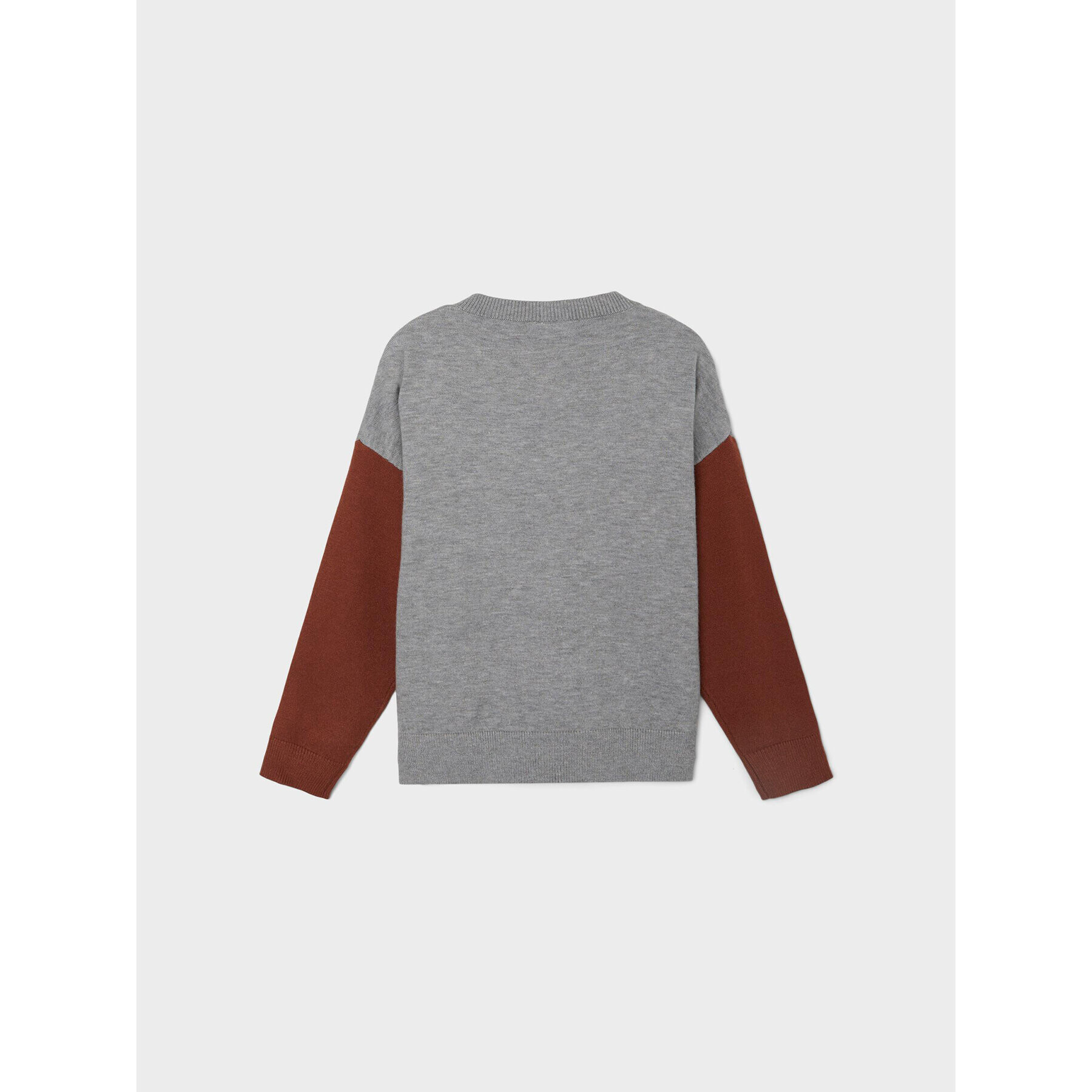 NAME IT Пуловер 13206629 Сив Regular Fit - Pepit.bg