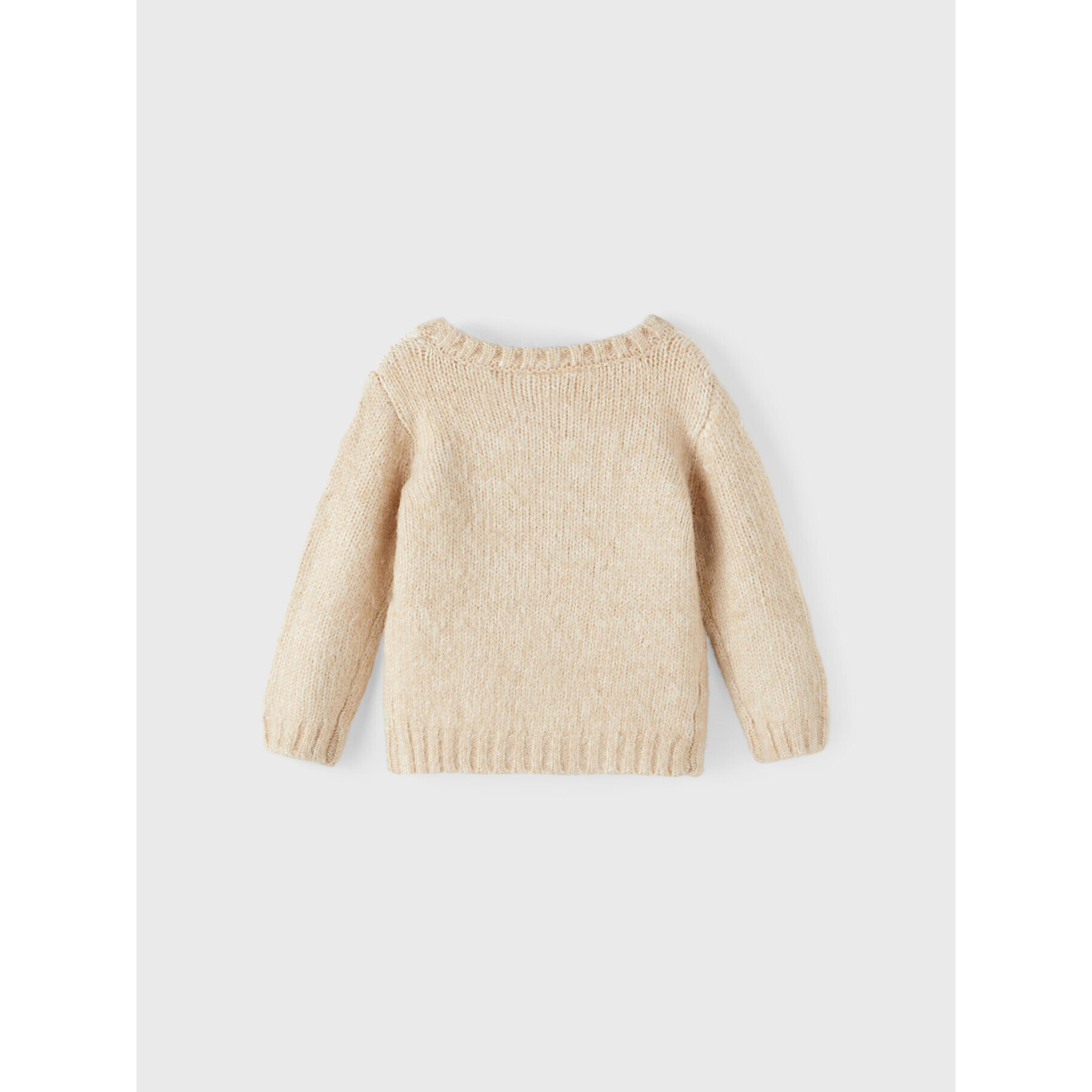 NAME IT Пуловер 13207086 Бежов Regular Fit - Pepit.bg
