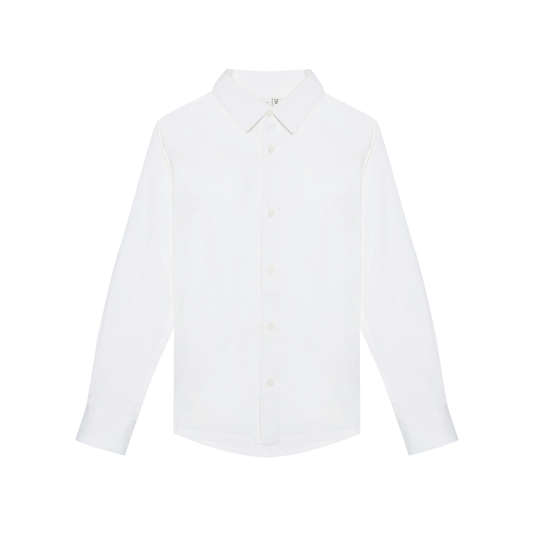 NAME IT Риза Nkmfred 13184223 Бял Slim Fit - Pepit.bg