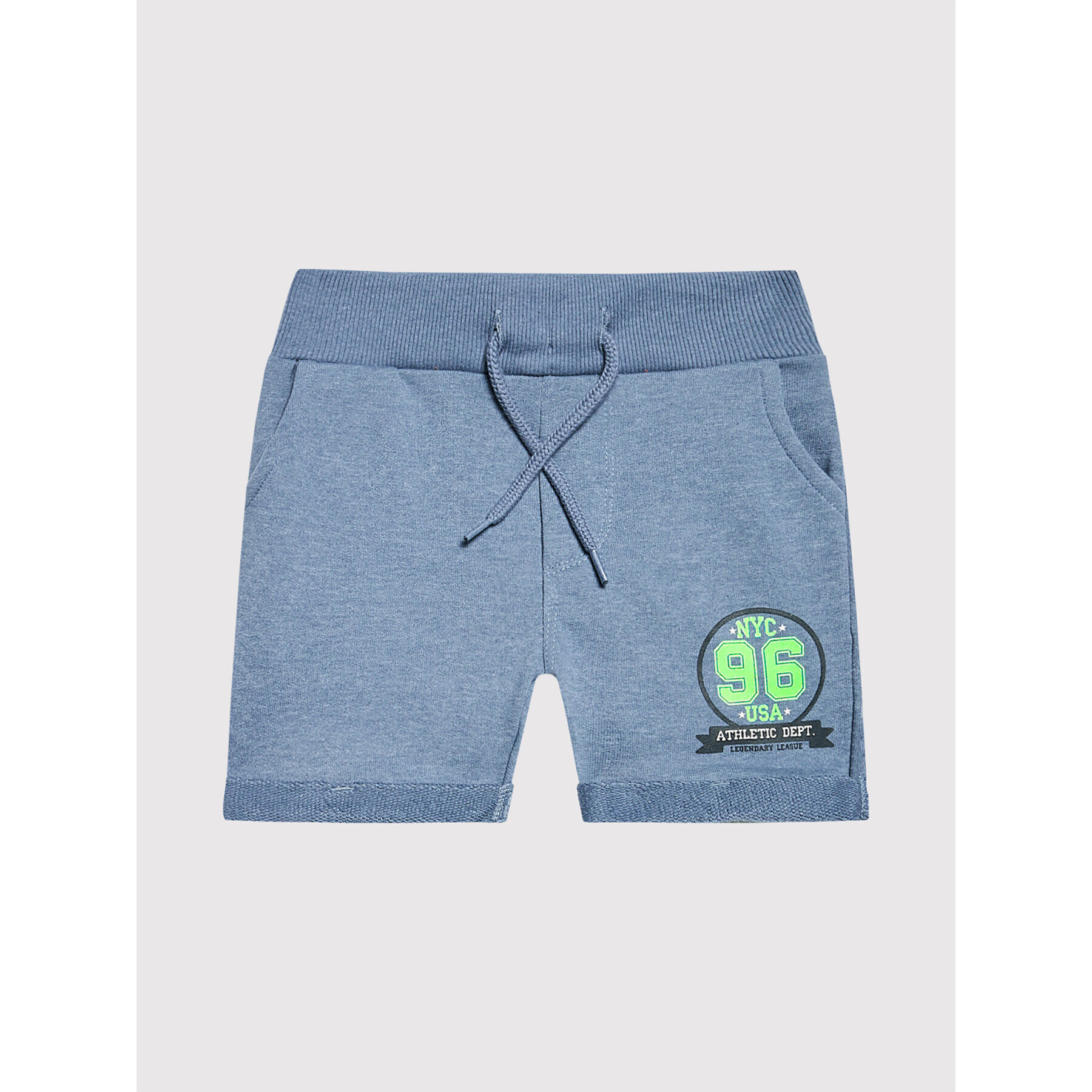 NAME IT Спортни шорти 13200336 Син Regular Fit - Pepit.bg