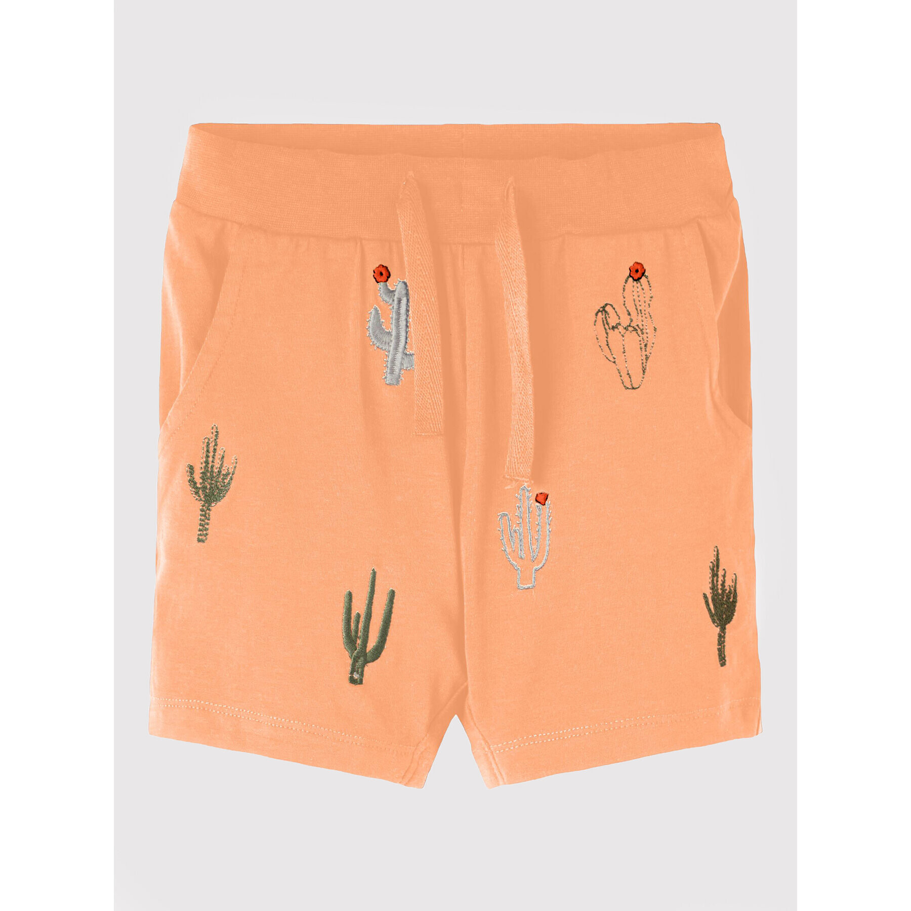 NAME IT Спортни шорти 13202947 Оранжев Regular Fit - Pepit.bg