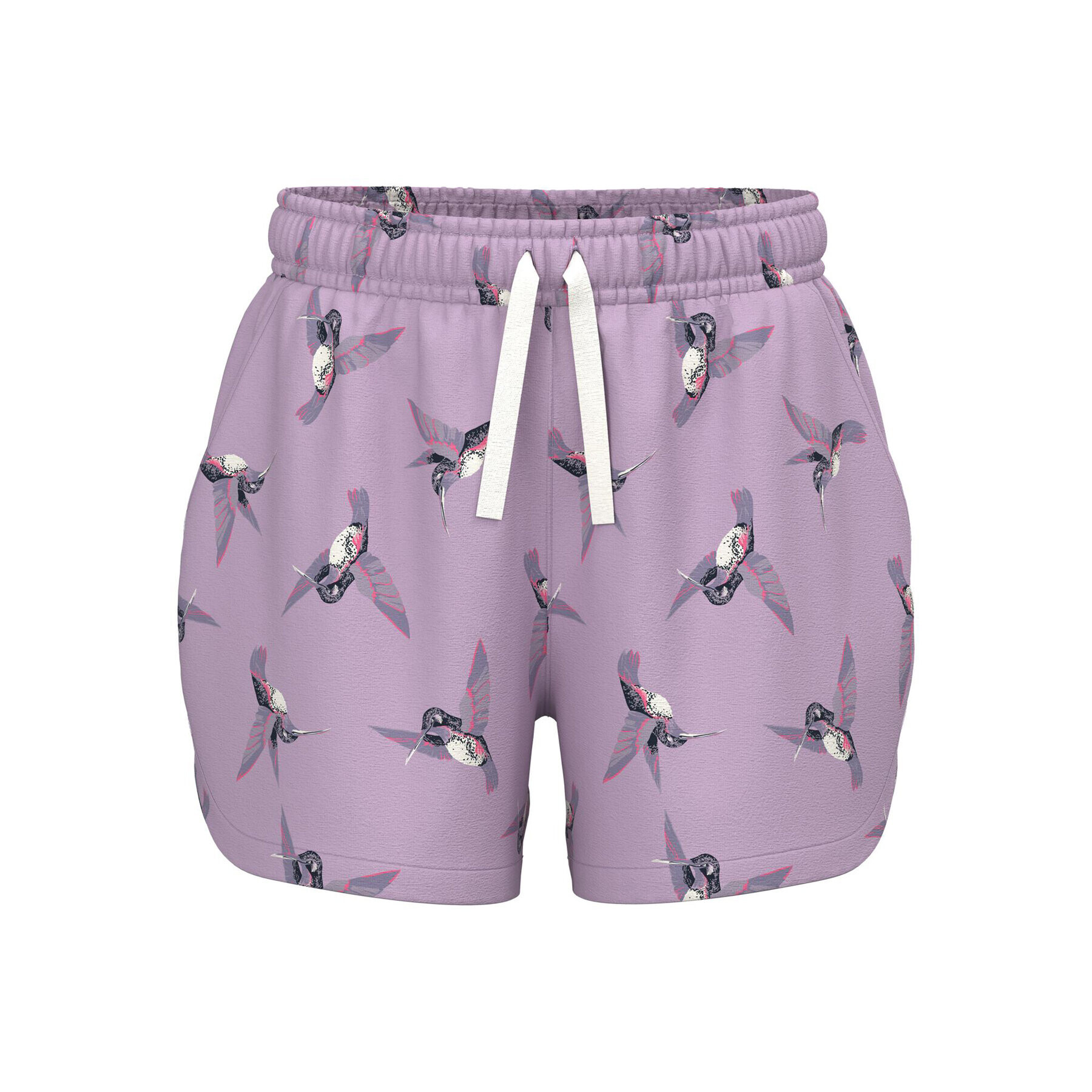NAME IT Спортни шорти 13217262 Виолетов Regular Fit - Pepit.bg