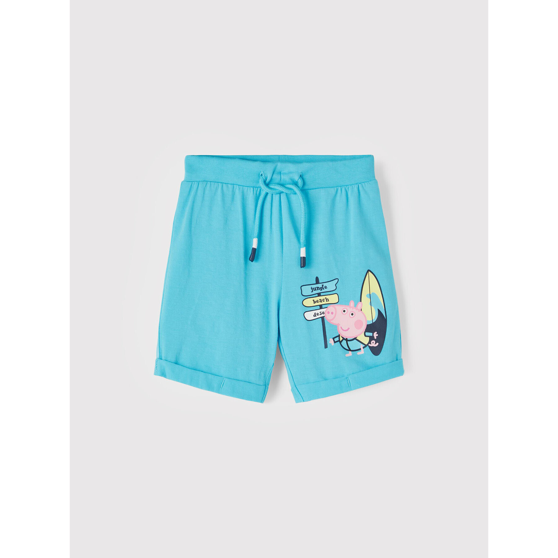 NAME IT Спортни шорти PEPPA PIG 13201345 Син Regular Fit - Pepit.bg