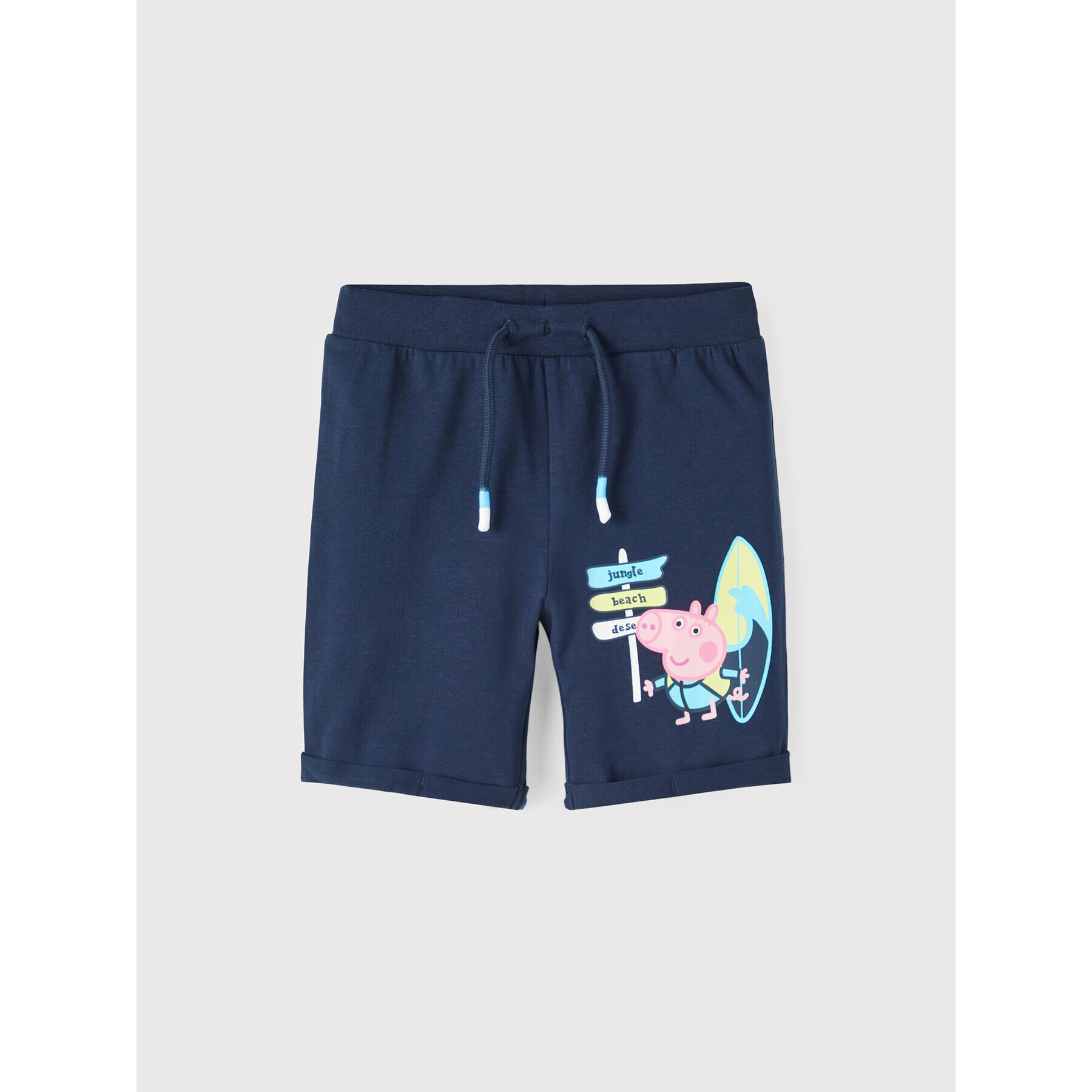 NAME IT Спортни шорти PEPPA PIG 13201345 Тъмносин Regular Fit - Pepit.bg