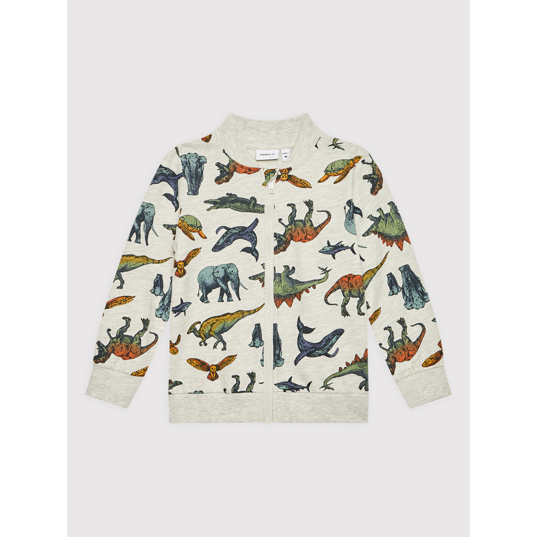 NAME IT Суитшърт 13198390 Сив Regular Fit - Pepit.bg