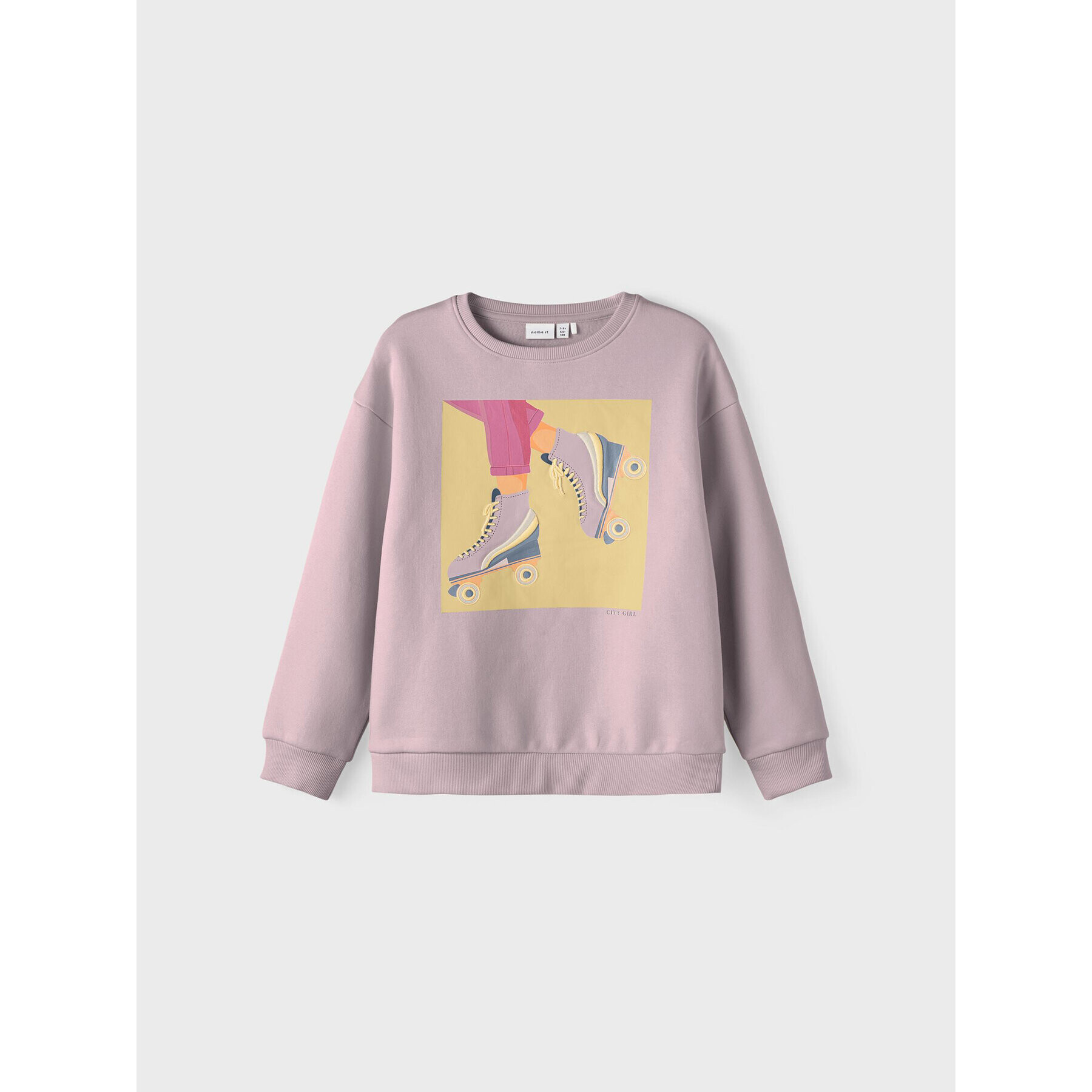 NAME IT Суитшърт 13205372 Розов Regular Fit - Pepit.bg