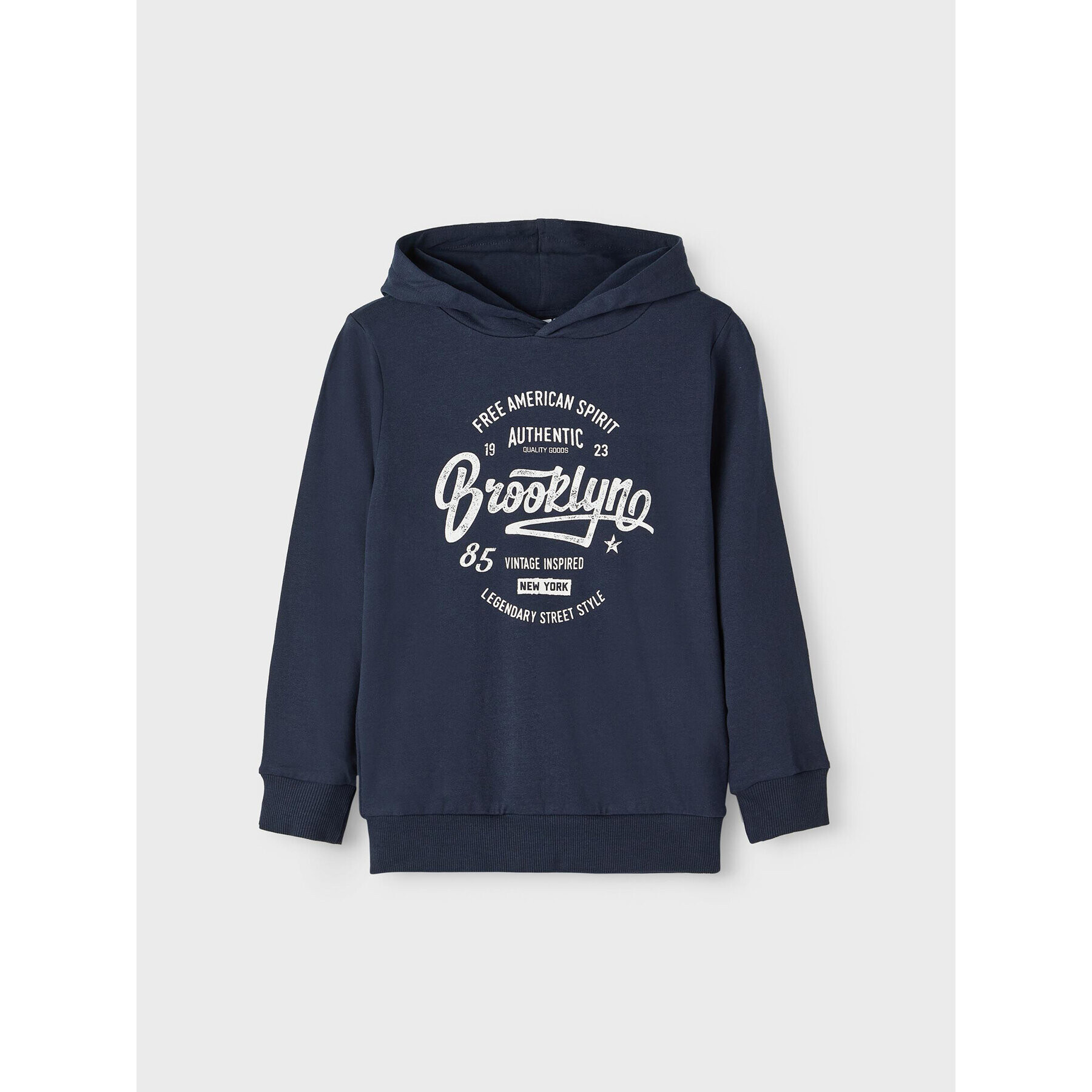 NAME IT Суитшърт 13206606 Тъмносин Regular Fit - Pepit.bg