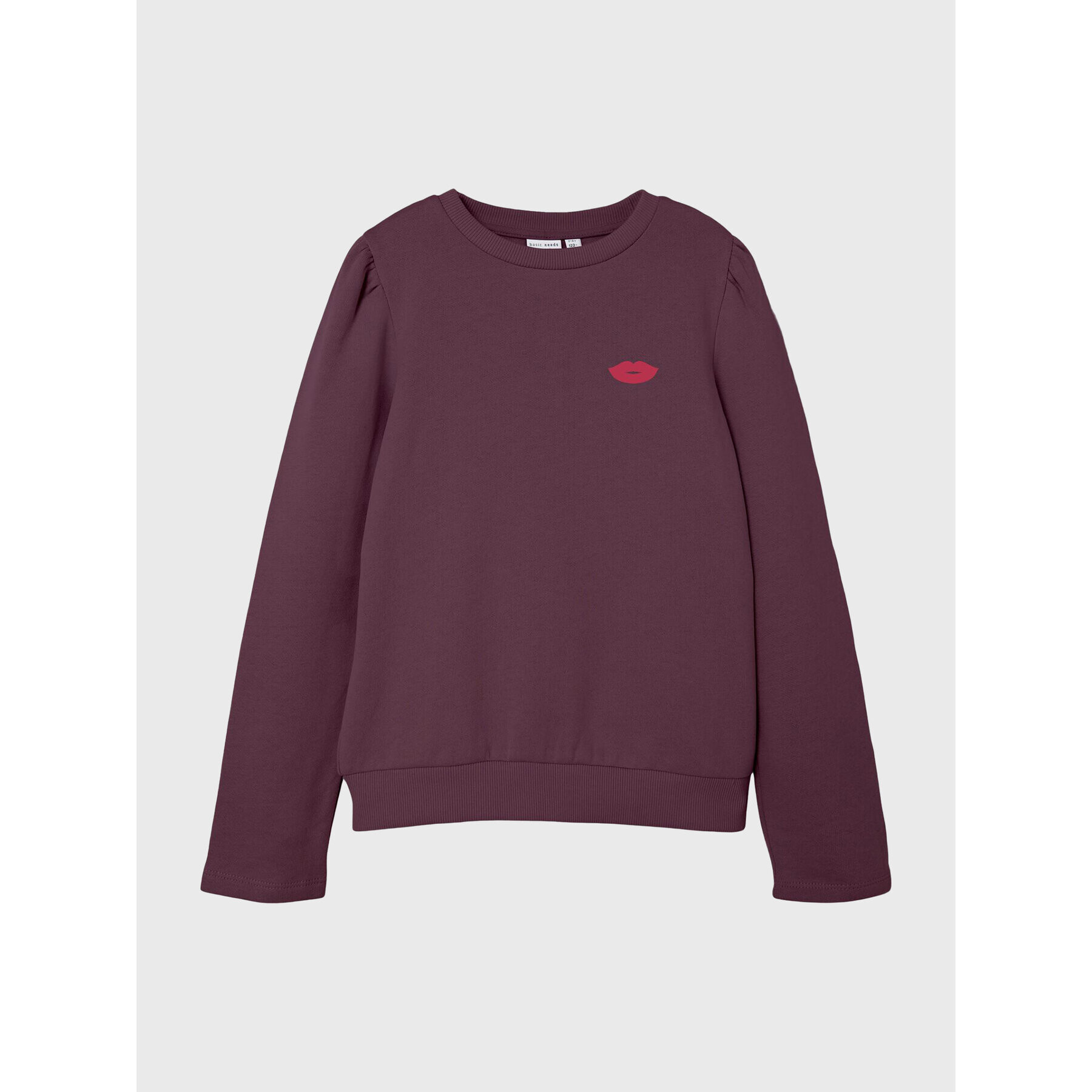 NAME IT Суитшърт 13206657 Бордо Regular Fit - Pepit.bg
