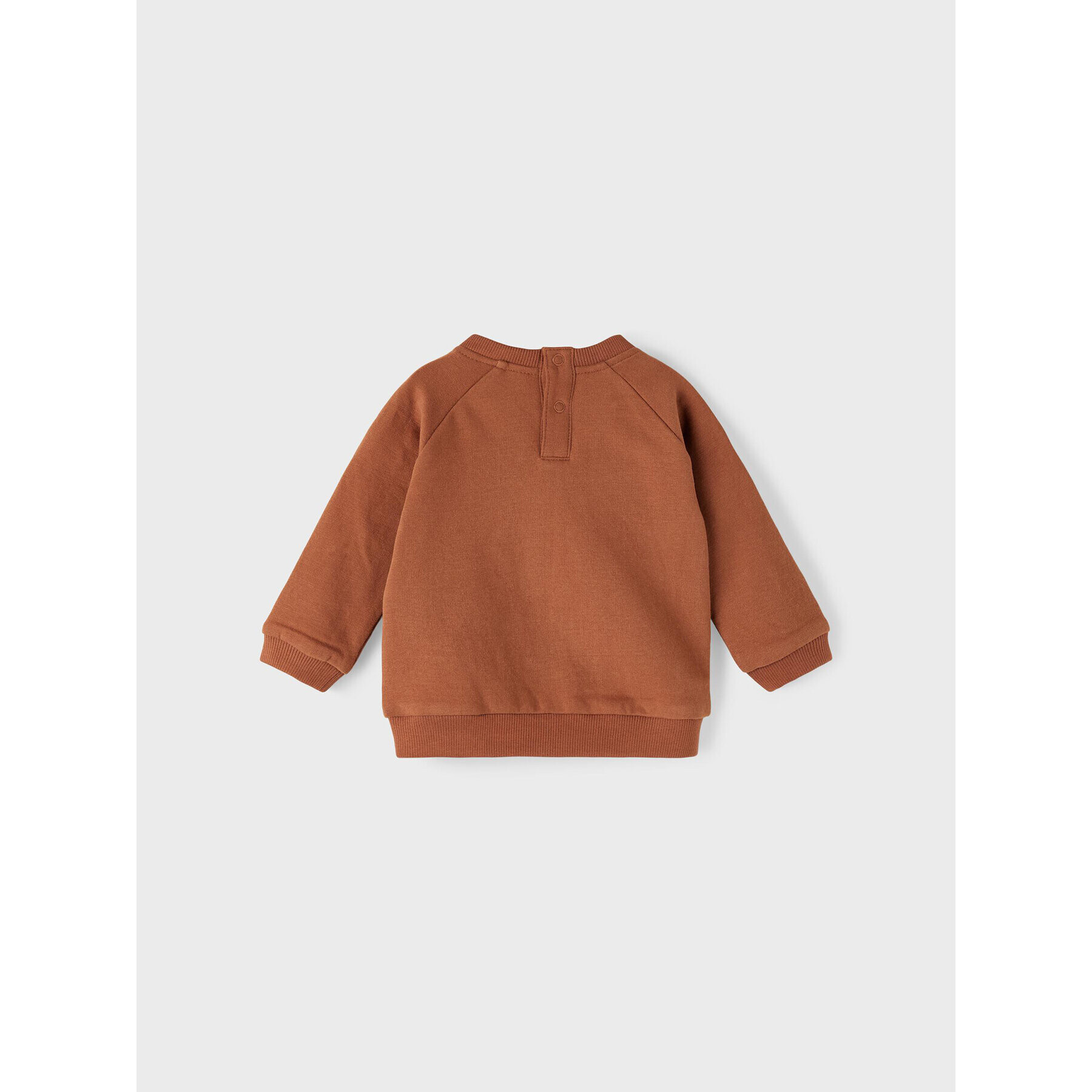 NAME IT Суитшърт 13206861 Кафяв Regular Fit - Pepit.bg