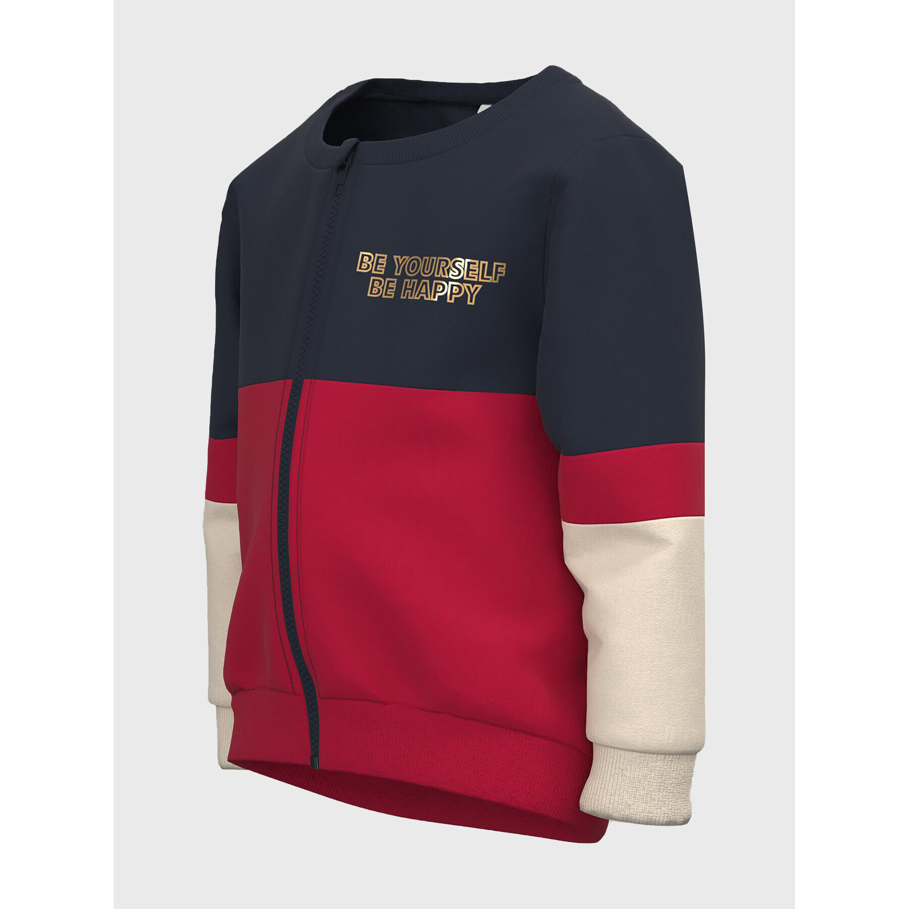 NAME IT Суитшърт 13207329 Червен Regular Fit - Pepit.bg