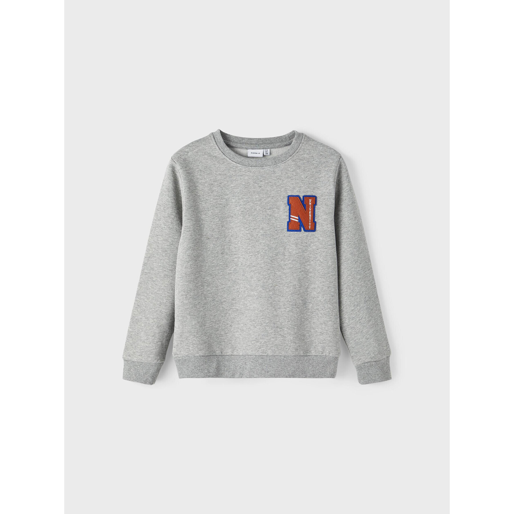 NAME IT Суитшърт 13210902 Сив Regular Fit - Pepit.bg