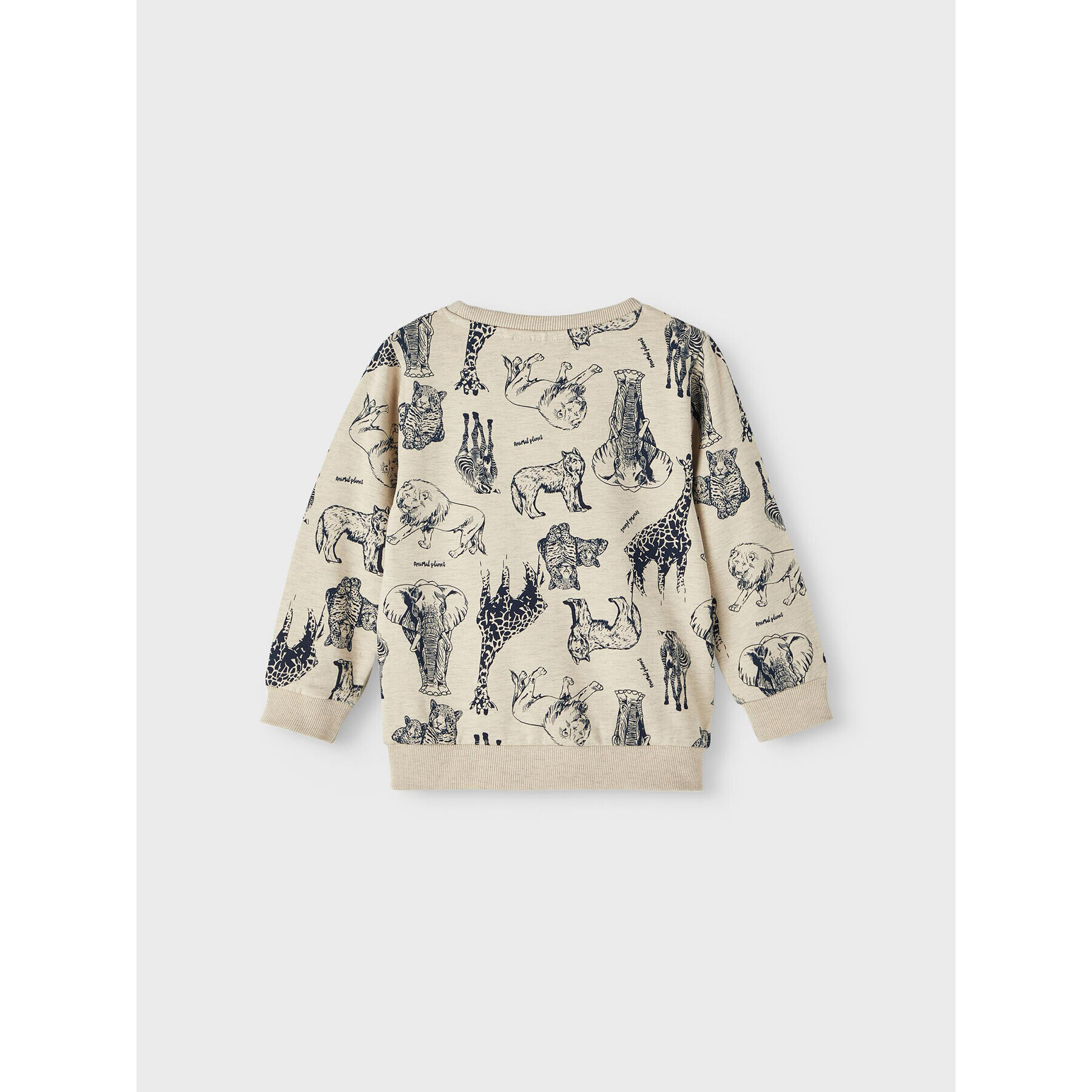NAME IT Суитшърт 13212507 Бежов Regular Fit - Pepit.bg