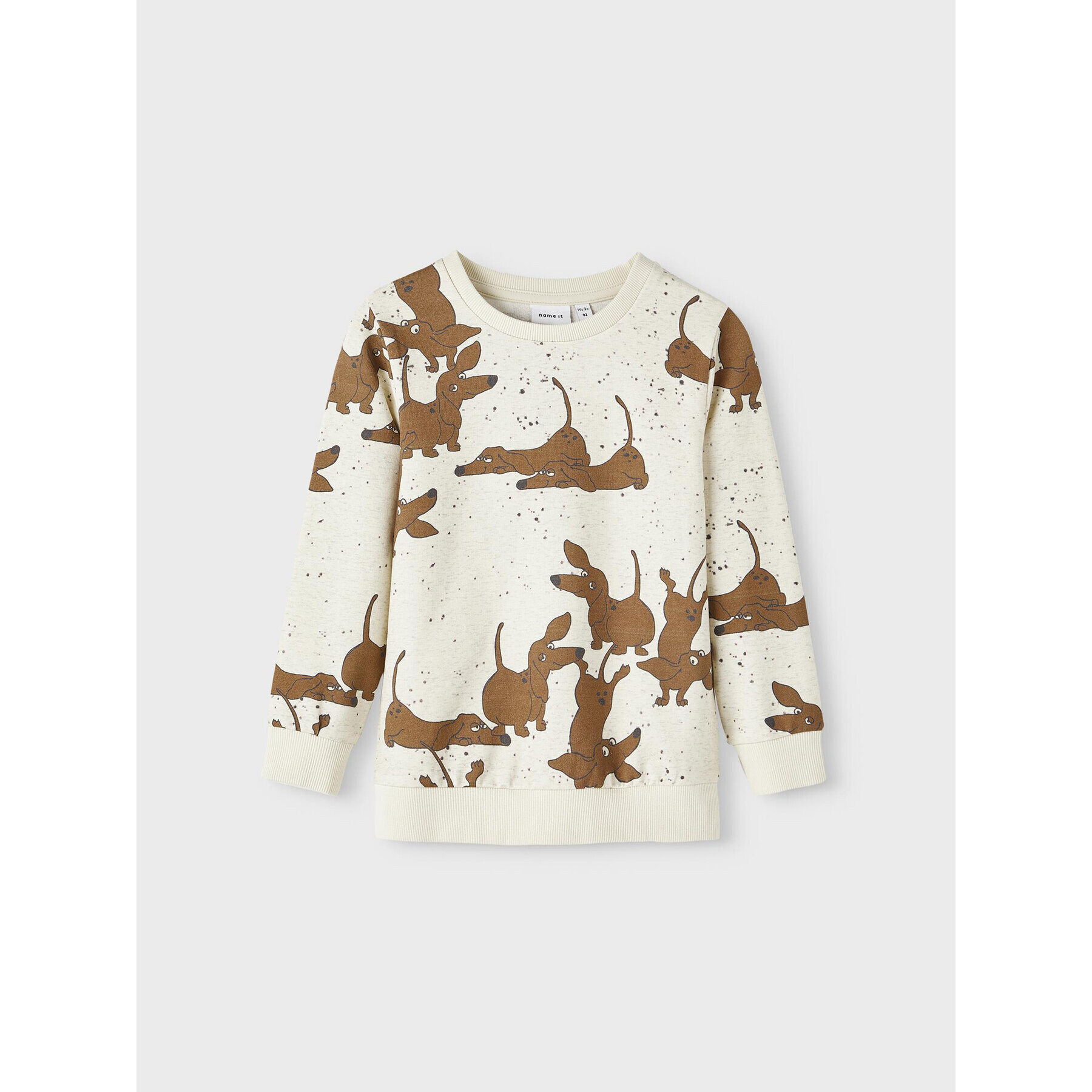NAME IT Суитшърт 13212887 Бежов Regular Fit - Pepit.bg