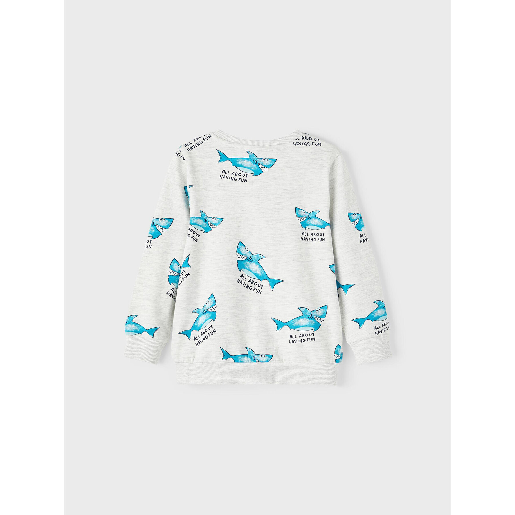 NAME IT Суитшърт 13217044 Сив Regular Fit - Pepit.bg