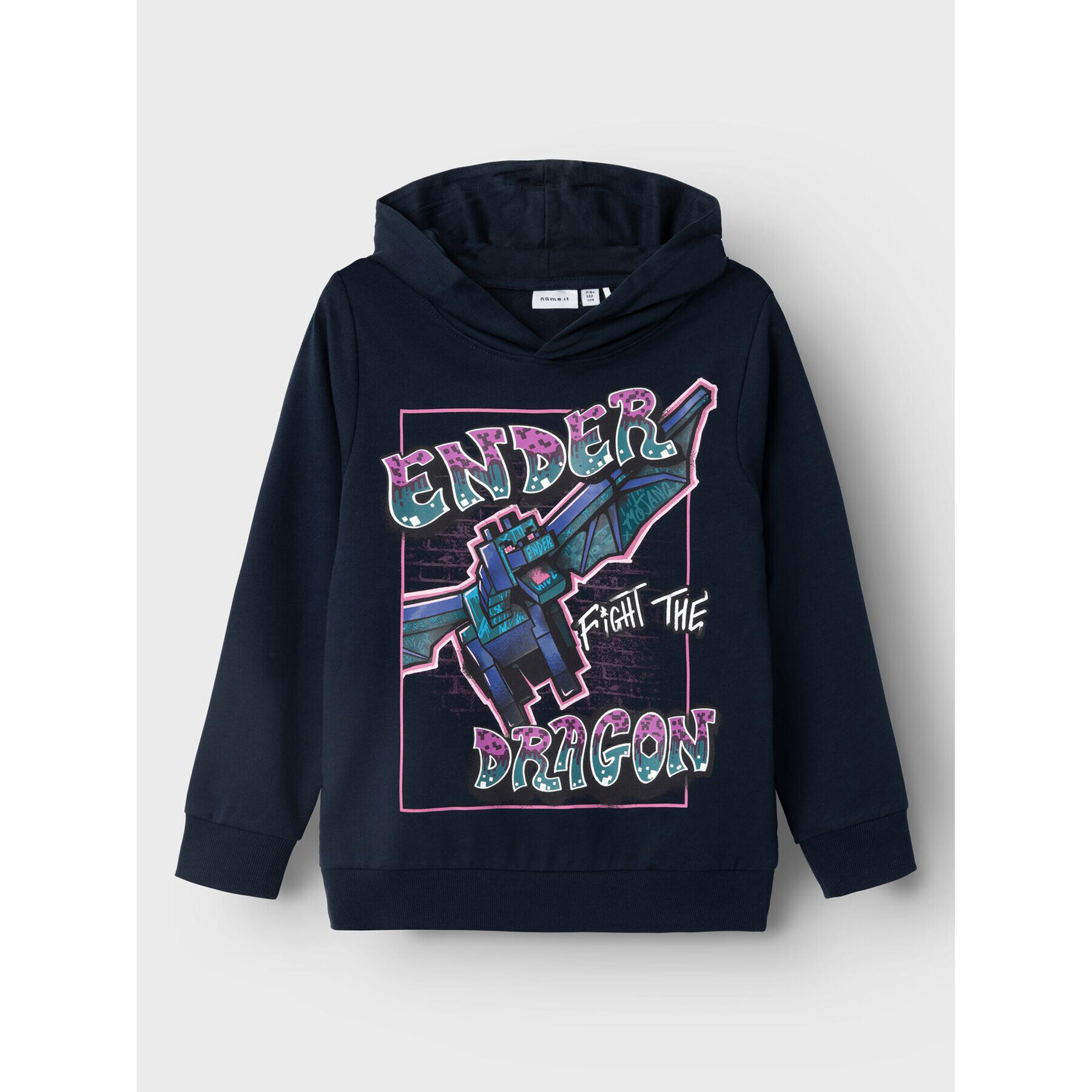 NAME IT Суитшърт 13219920 Тъмносин Regular Fit - Pepit.bg