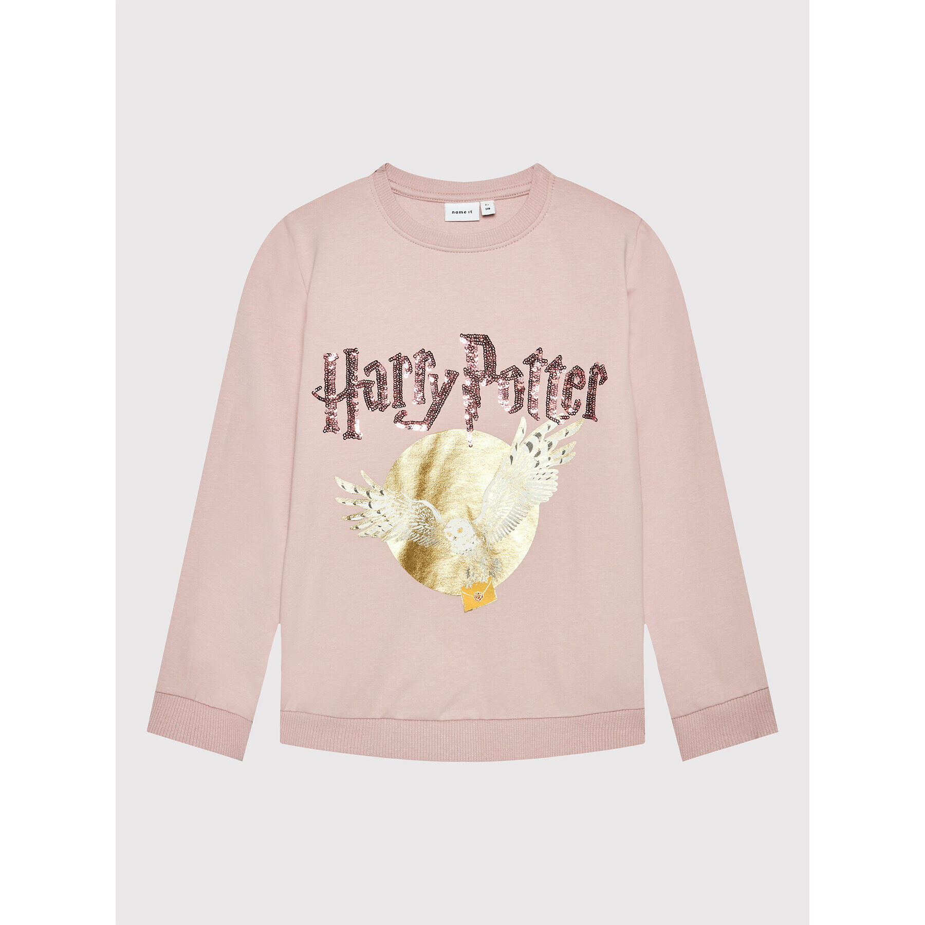 NAME IT Суитшърт HARRY POTTER 13201359 Розов Regular Fit - Pepit.bg