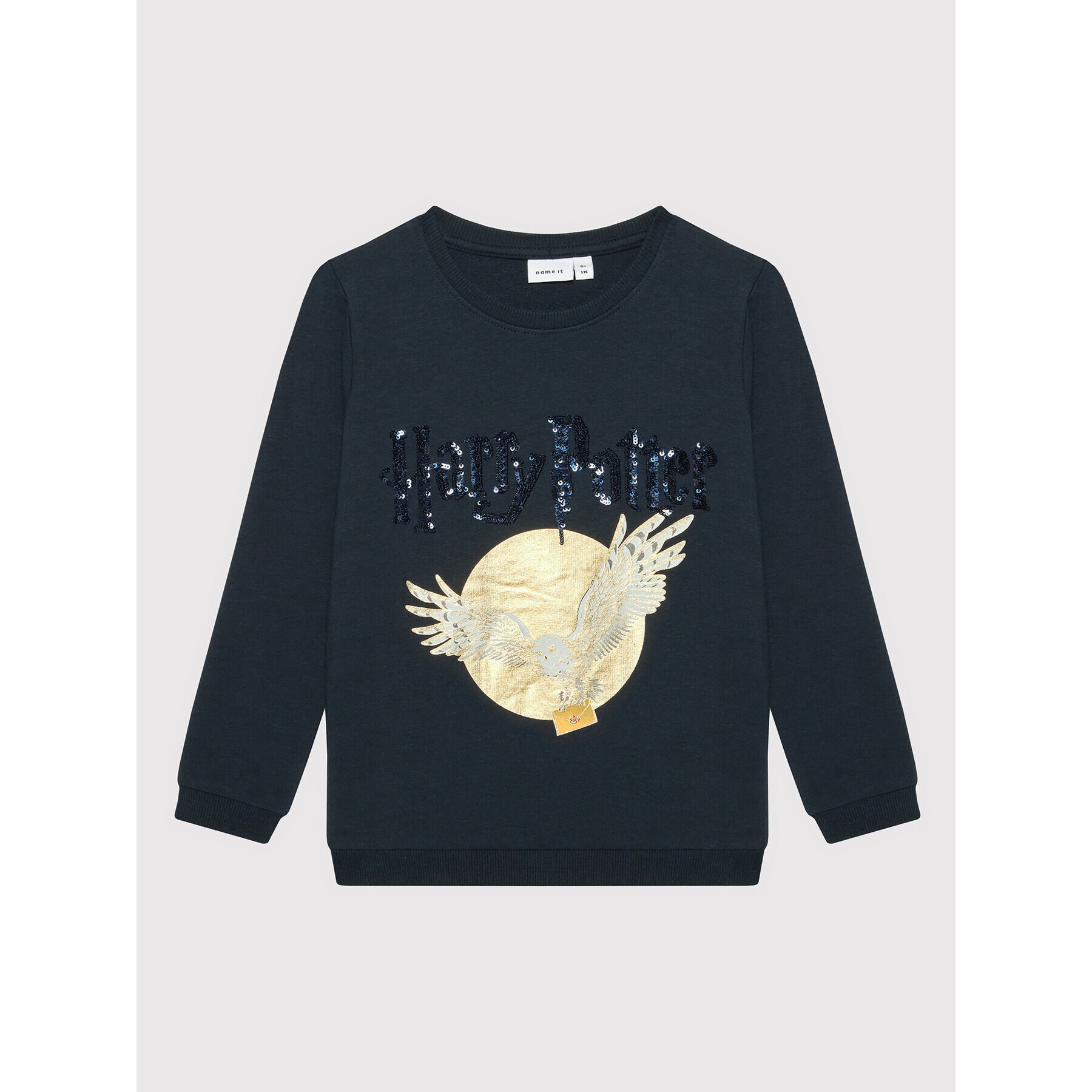 NAME IT Суитшърт HARRY POTTER 13201359 Тъмносин Regular Fit - Pepit.bg