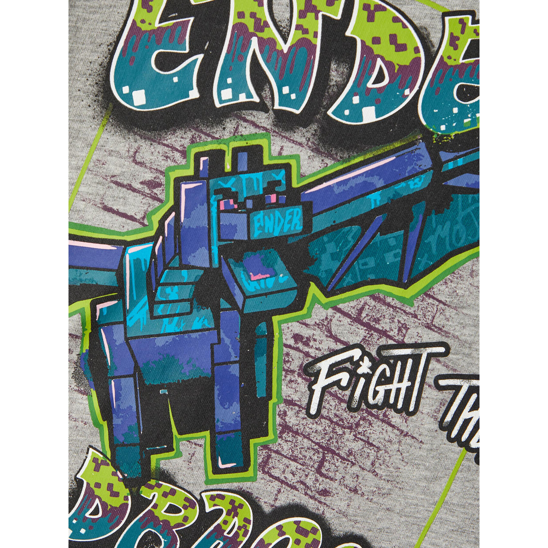 NAME IT Суитшърт MINECRAFT 13219920 Сив Regular Fit - Pepit.bg