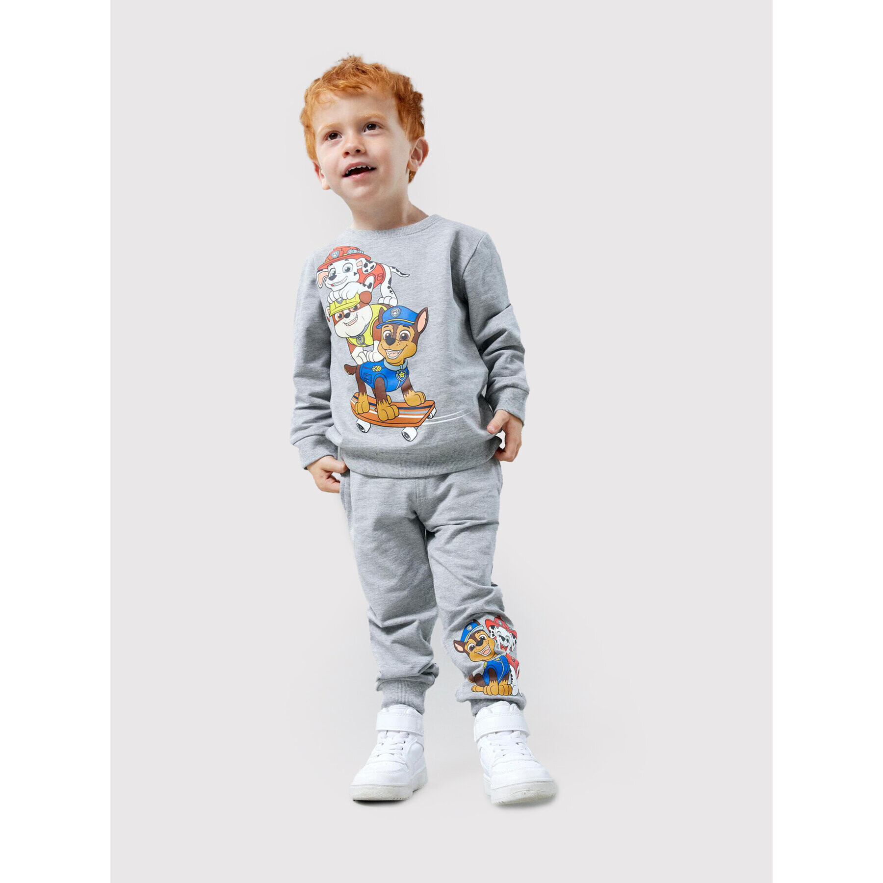 NAME IT Суитшърт PAW PATROL 13205312 Сив Regular Fit - Pepit.bg