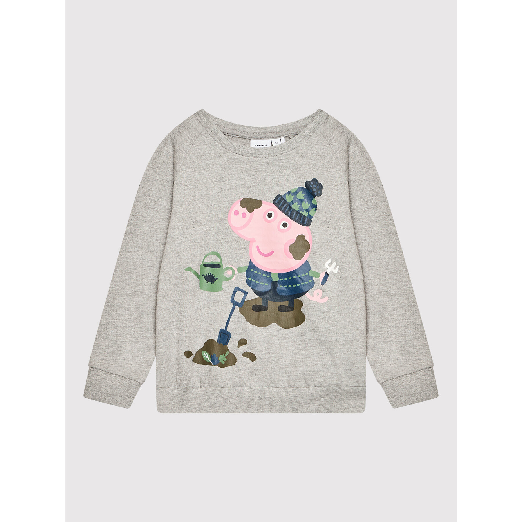 NAME IT Суитшърт PEPPA PIG 13198881 Сив Regular Fit - Pepit.bg