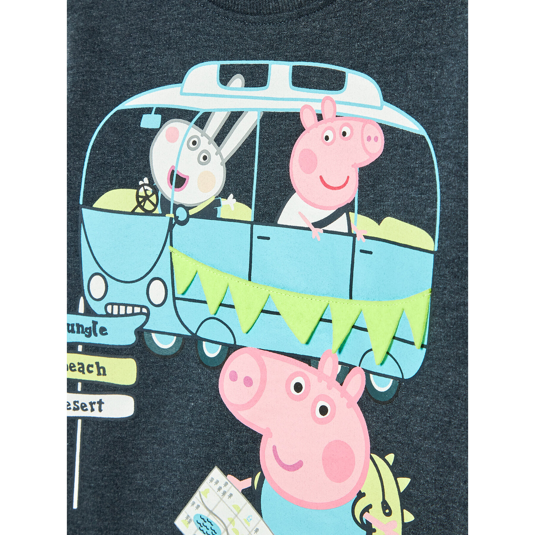 NAME IT Суитшърт PEPPA PIG 13201337 Тъмносин Regular Fit - Pepit.bg