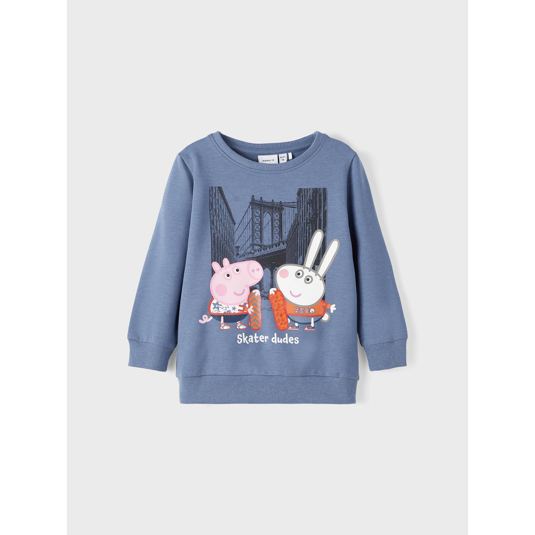 NAME IT Суитшърт PEPPA PIG 13205302 Тъмносин Regular Fit - Pepit.bg