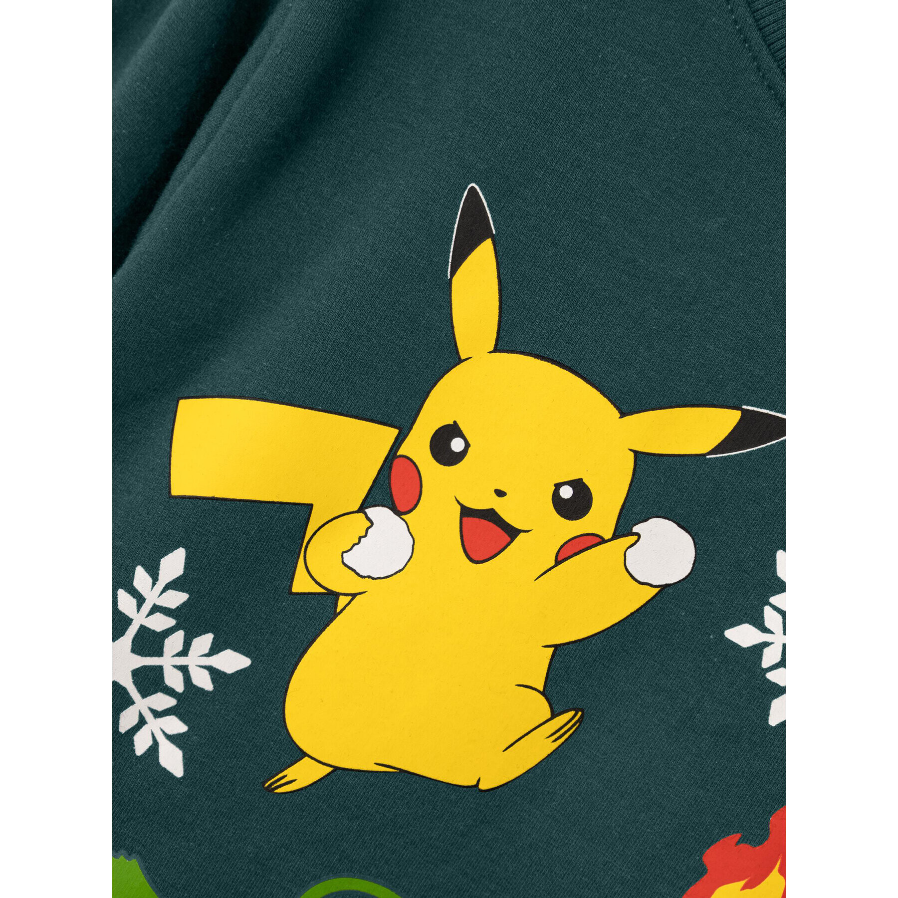 NAME IT Суитшърт POKEMON 13222364 Зелен Regular Fit - Pepit.bg