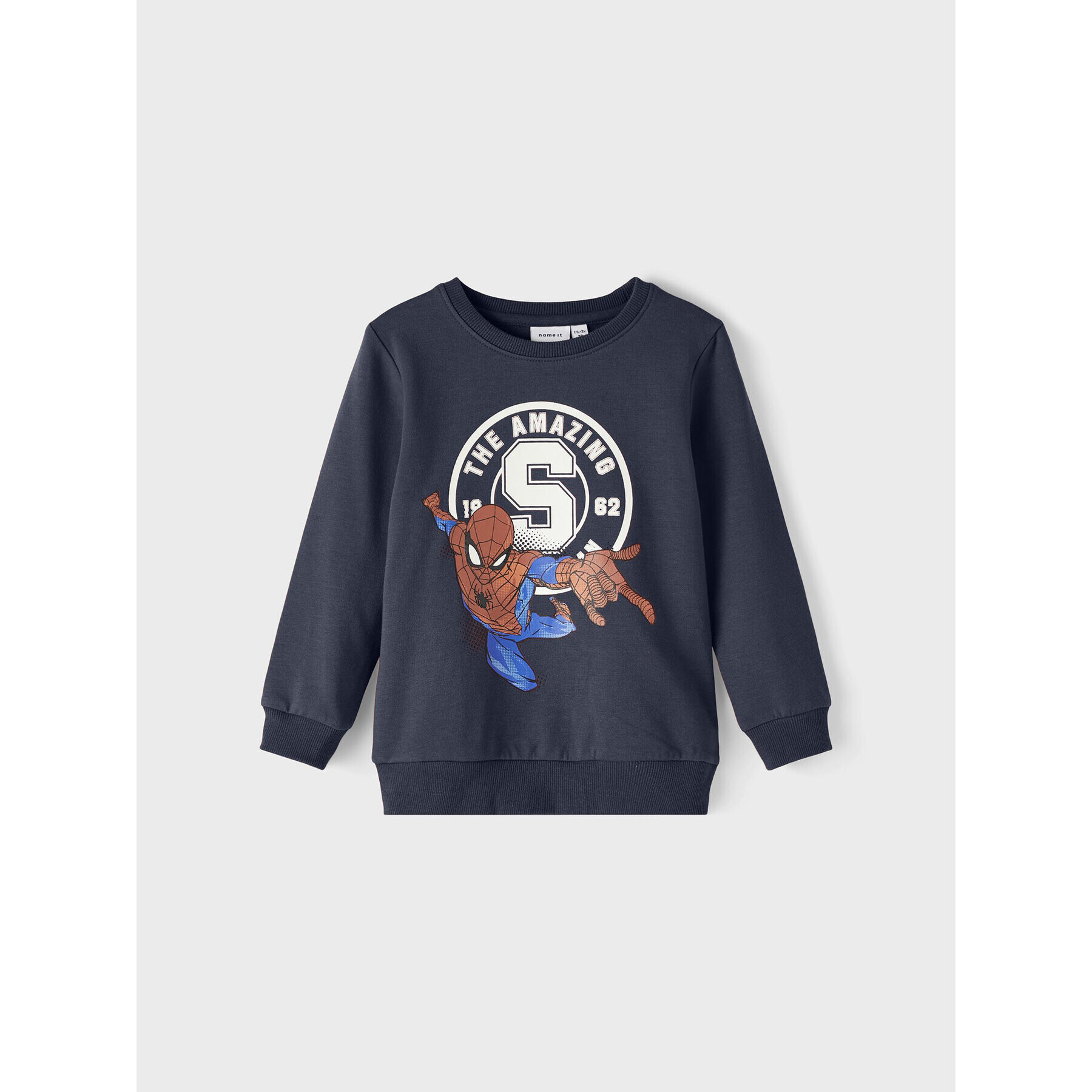 NAME IT Суитшърт SPIDER-MAN 13210737 Тъмносин Regular Fit - Pepit.bg
