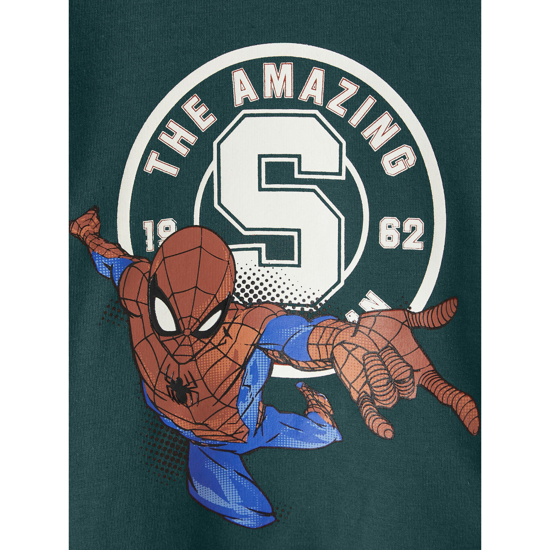 NAME IT Суитшърт SPIDER-MAN 13210737 Зелен Regular Fit - Pepit.bg